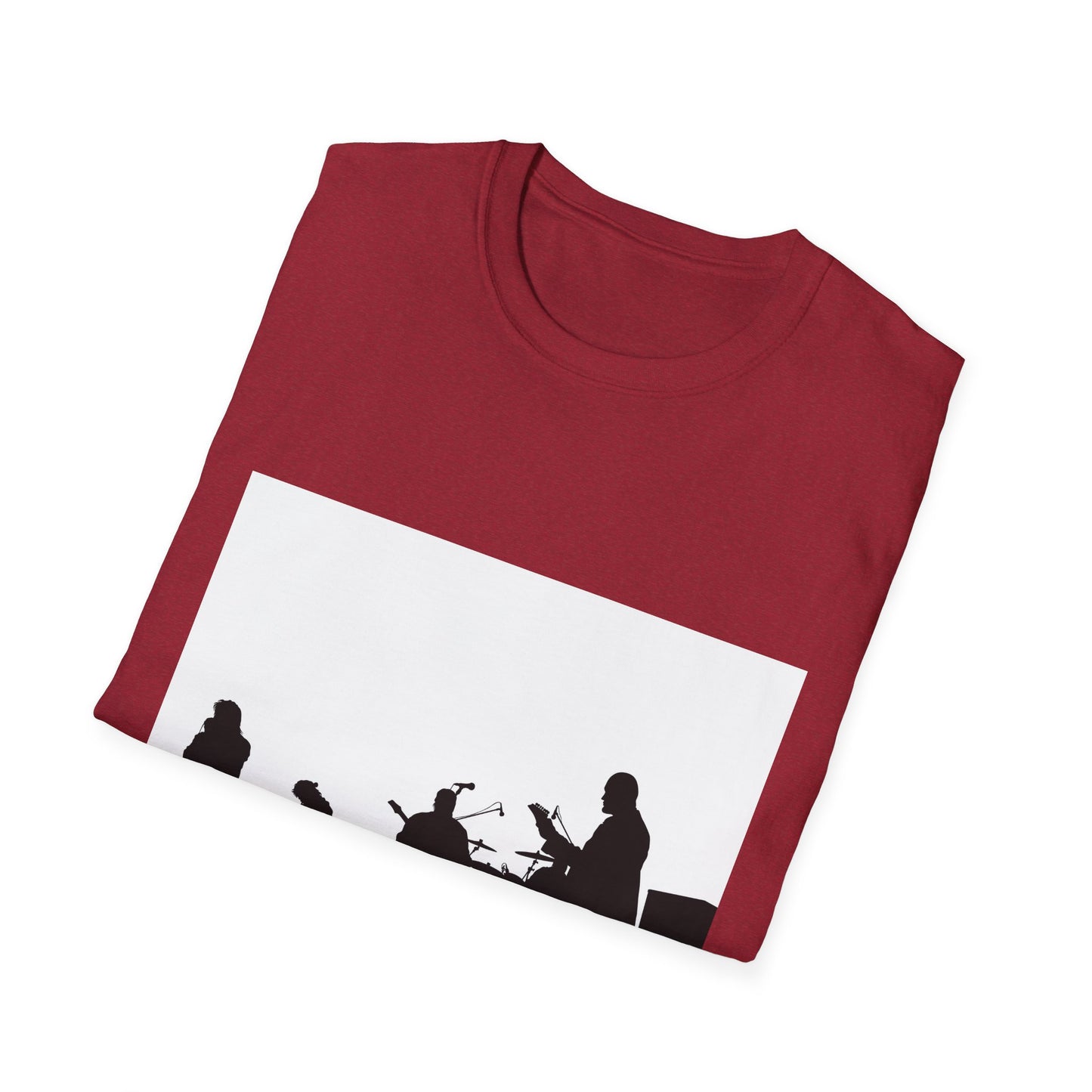 Band Silhouette T-Shirt — Live Music Stage Graphic Tee
