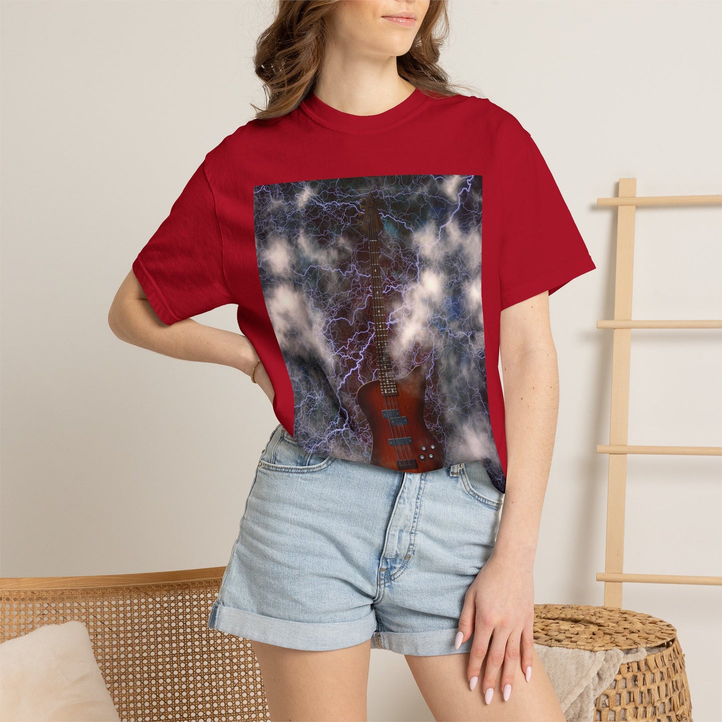 10%OFF at checkout! - Electric Guitar Lightning T-Shirt