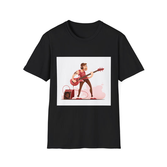 10%OFF at checkout! - Bass Guitarist Graphic T-Shirt — Retro Bass Player Design for Musicians & Music Lovers