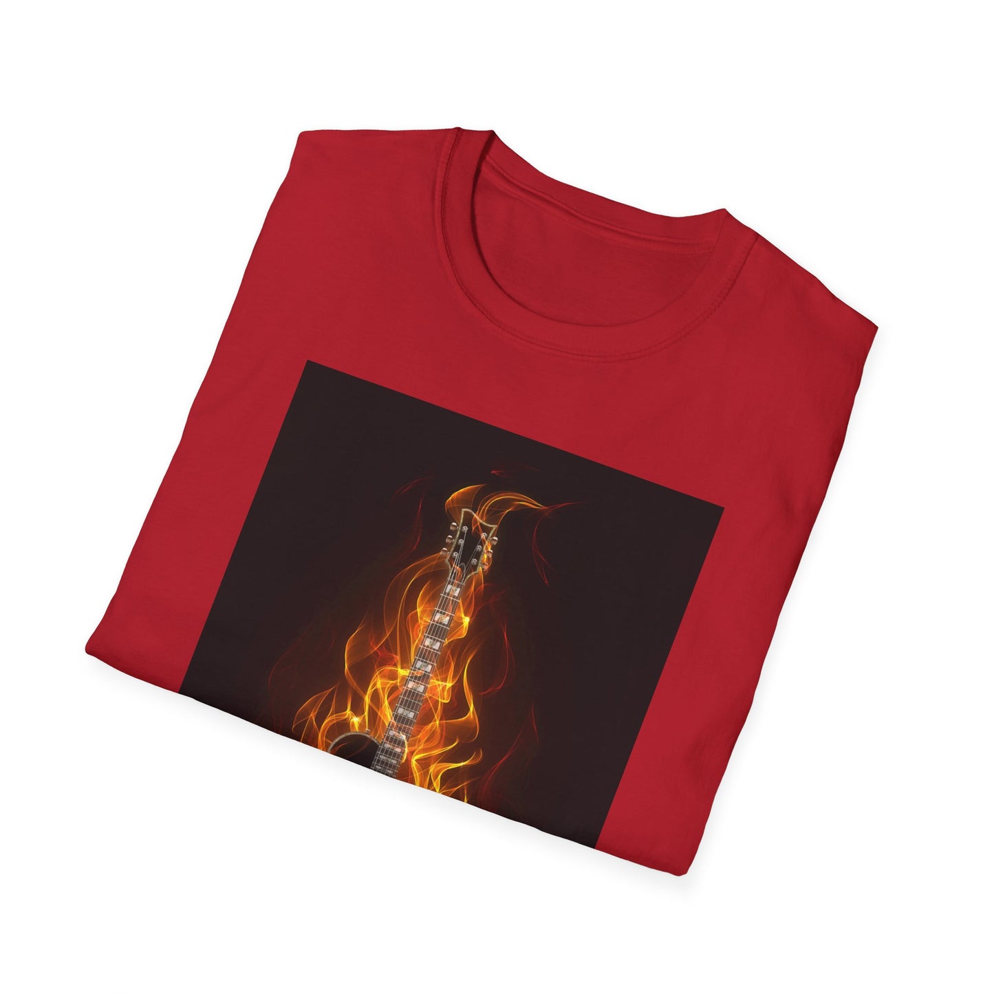 10%OFF at checkout! - Flaming Electric Guitar T-Shirt