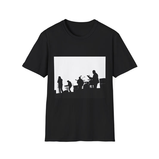 10%OFF at checkout! - Band Silhouette T-Shirt — Live Music Stage Graphic Tee