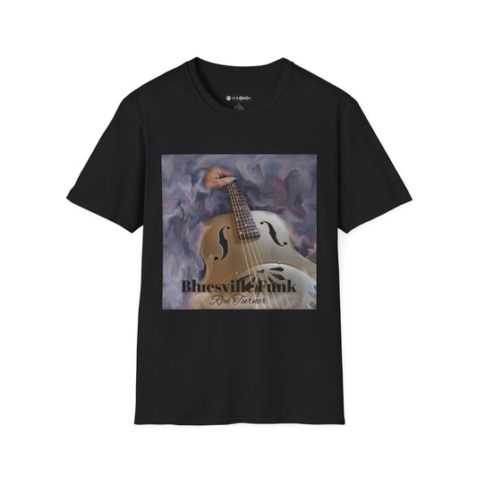 Bluesville Funk T-Shirt — Vintage Resonator Art Tee for Musicians & Music Lovers