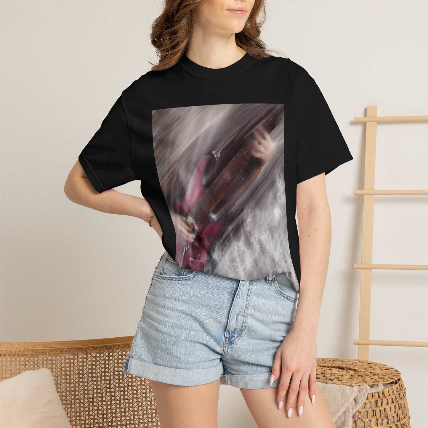 10%OFF at checkout! - Electric Motion Guitar T-Shirt, Red