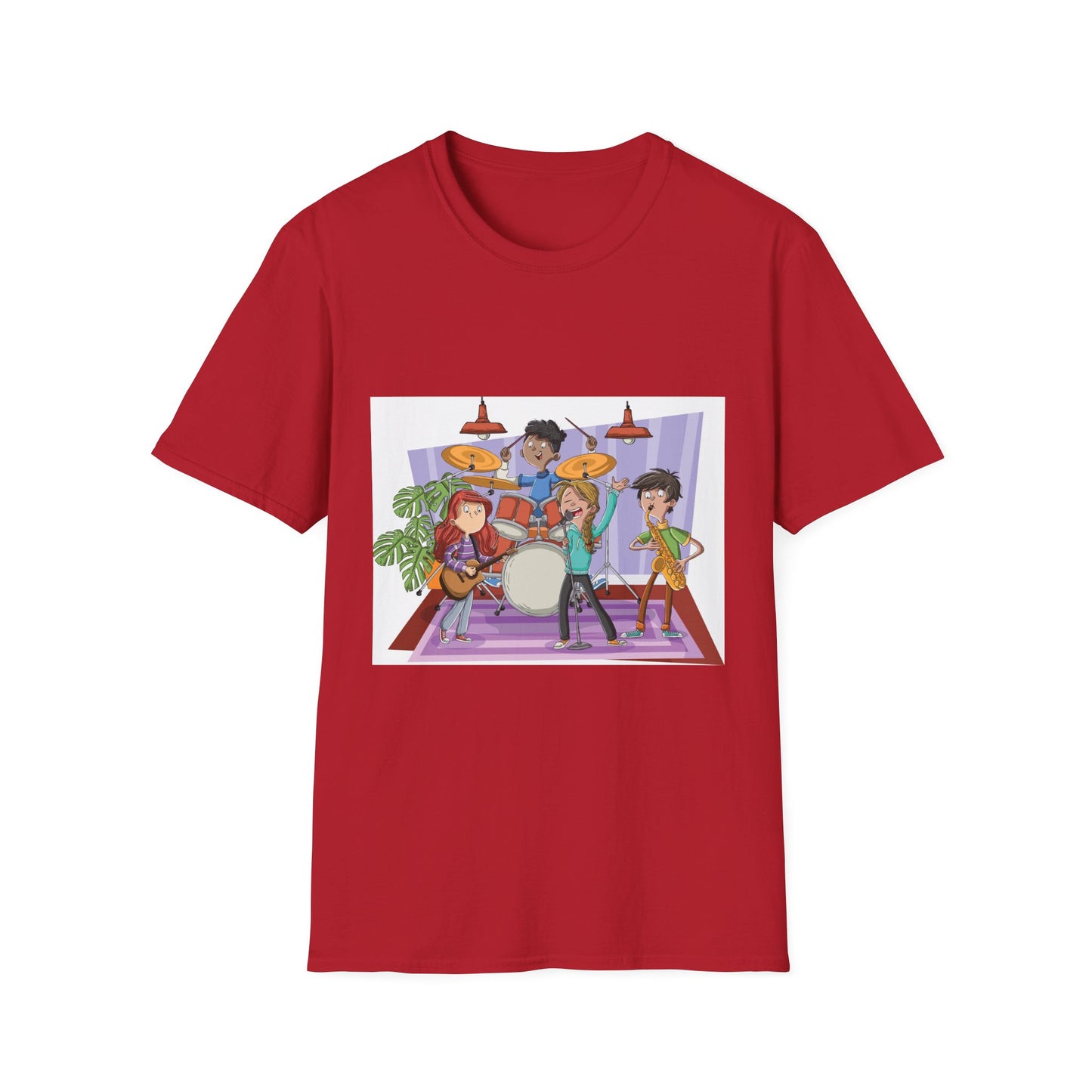 10%OFF at checkout! - Indie Band Cartoon T-Shirt – Cute Live Music Graphic Tee