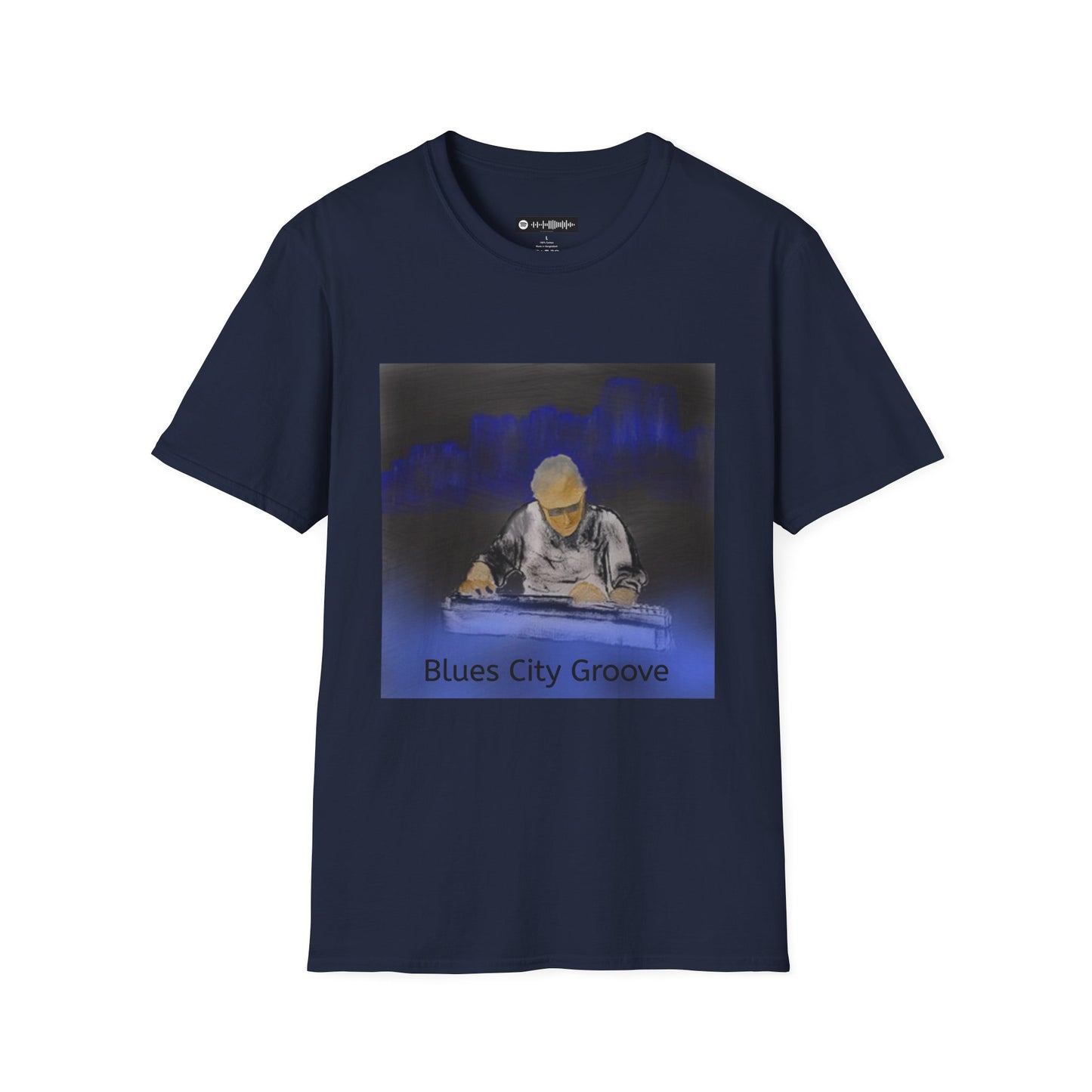 10% Off at checkout - Blues City Groove, Steel Guitarist T-Shirt — Moody Nightclub Electronic Music Tee