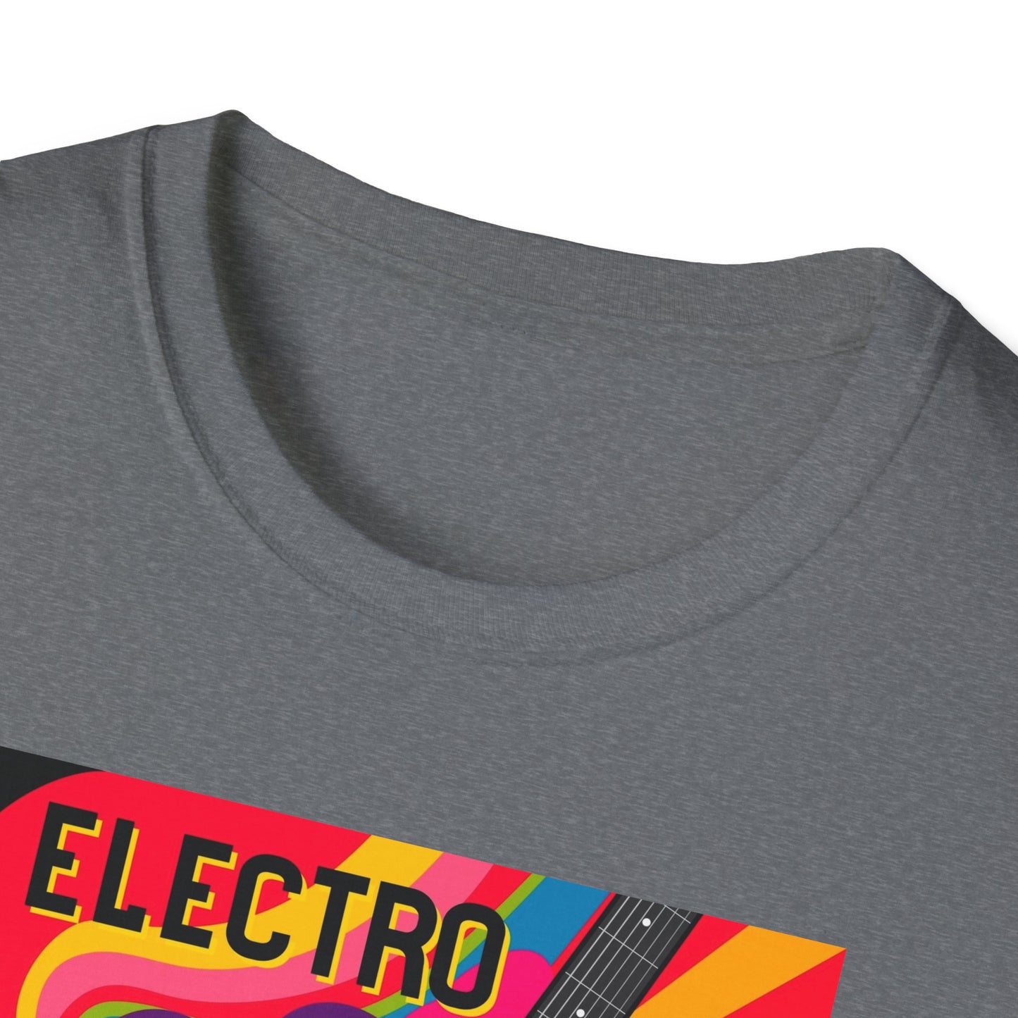 10%OFF at checkout! - Electro Guitar Poster T-Shirt — Retro Psychedelic Music Tee