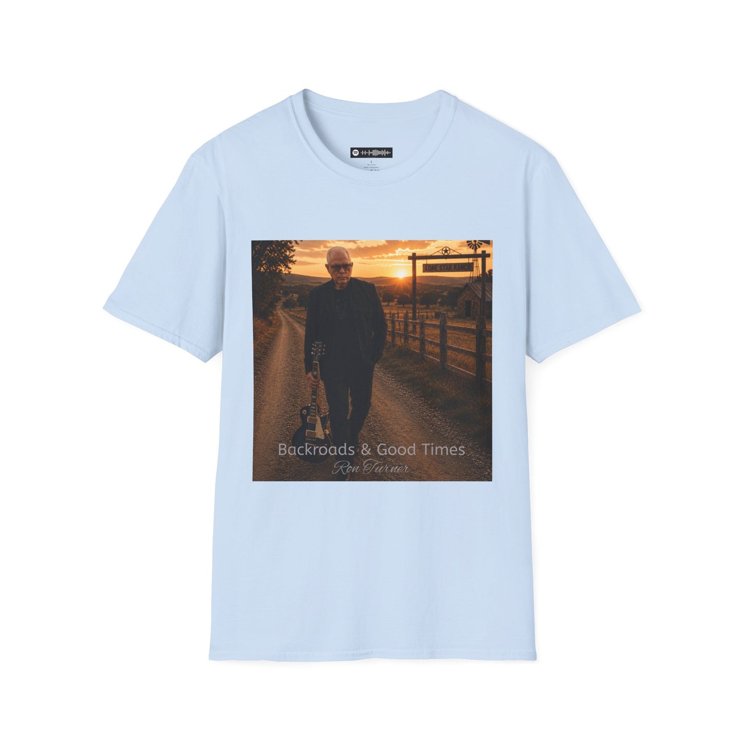 T-Shirt — 'Backroads & Good Times' Sunset Portrait Tee