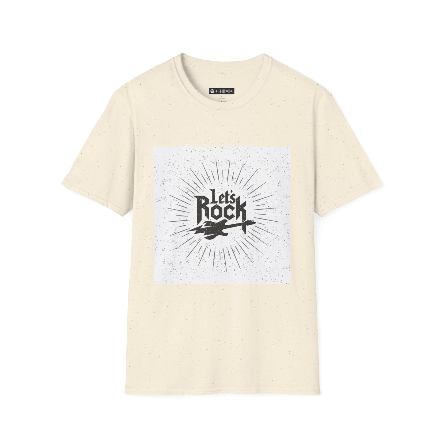 10% Off at checkout - Let's Rock T-Shirt — Vintage Guitar Graphic Tee