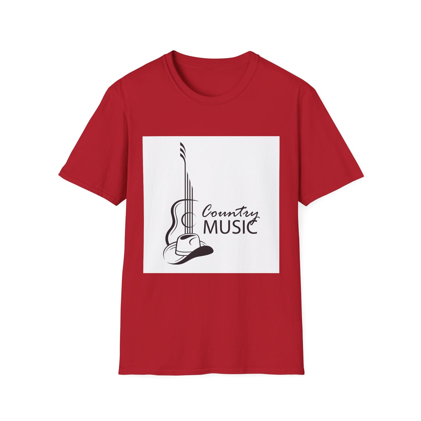 10%OFF at checkout! - Country Music Guitar Tee — Acoustic Guitar & Cowboy Hat Graphic Shirt