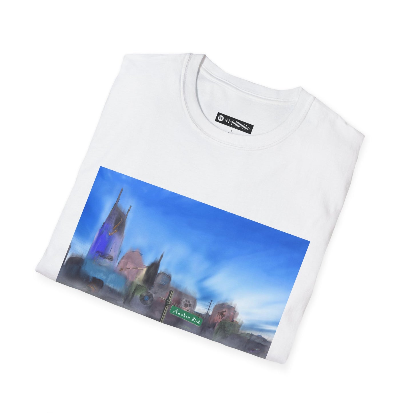 118 Rockin Boulevard T-Shirt — Dreamy Urban Landscape Tee