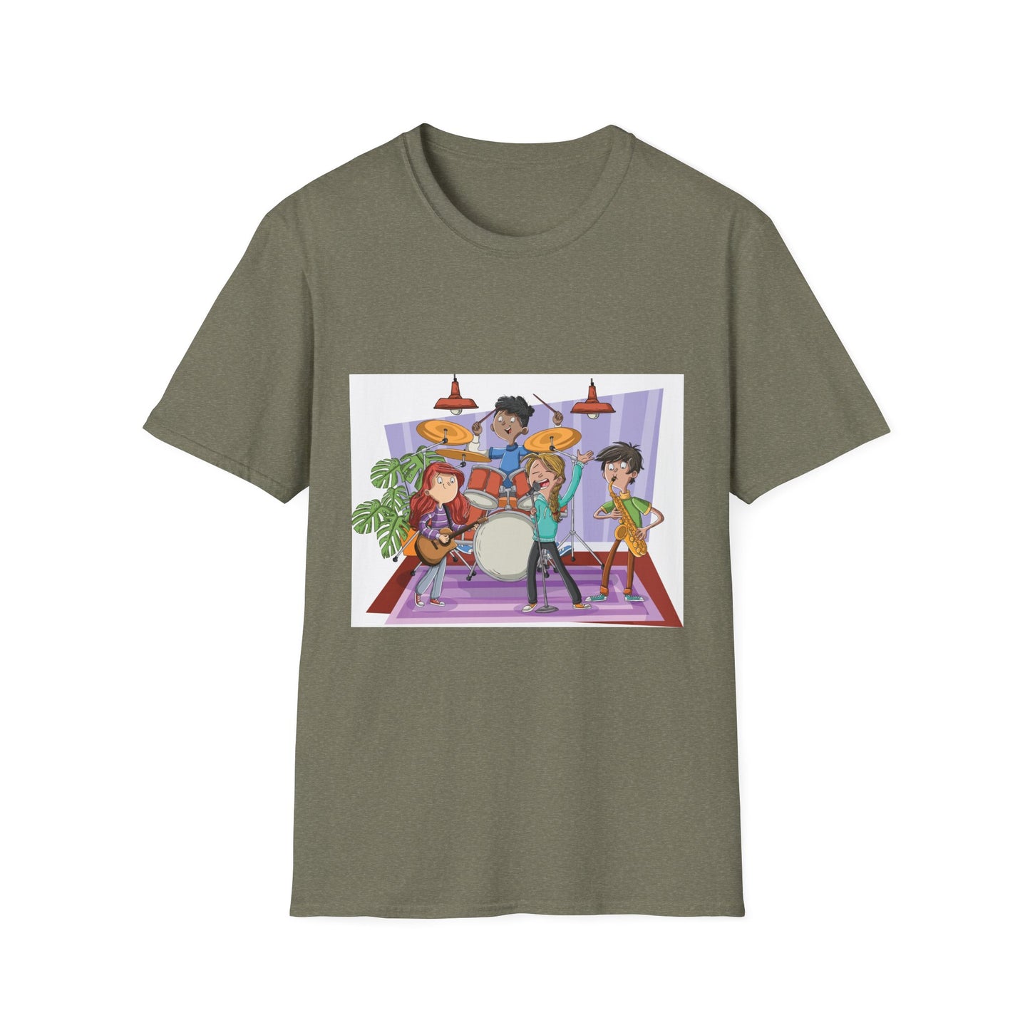 10%OFF at checkout! - Indie Band Cartoon T-Shirt – Cute Live Music Graphic Tee