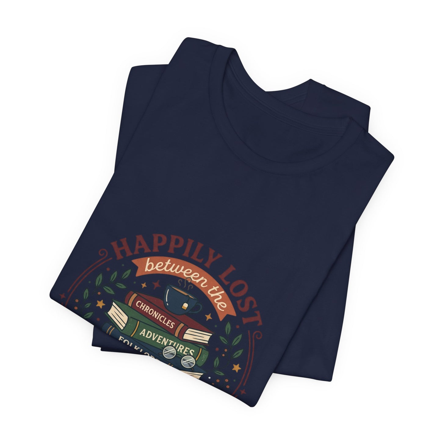 Happily Lost the Pages T-Shirt | Book Lover, Reading Shirt