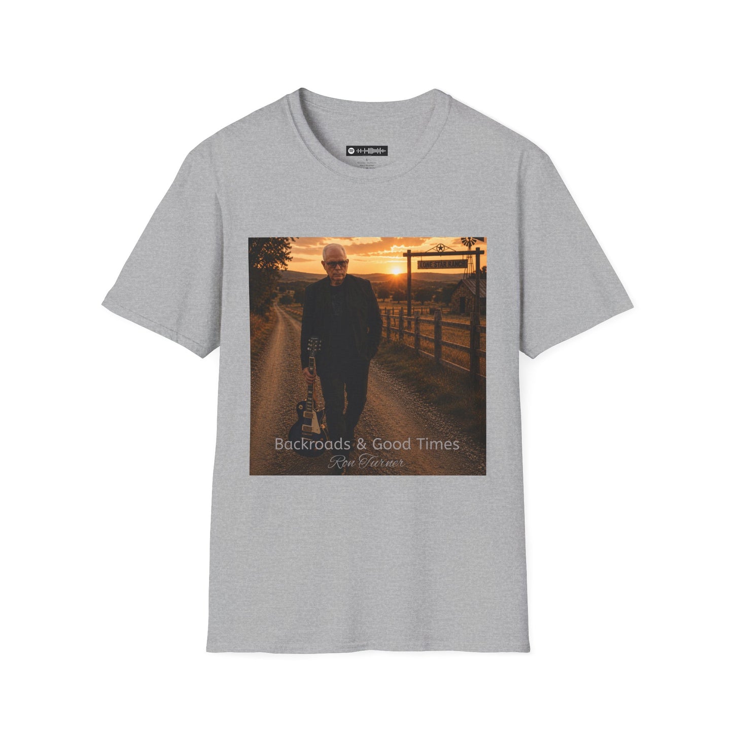 T-Shirt — 'Backroads & Good Times' Sunset Portrait Tee