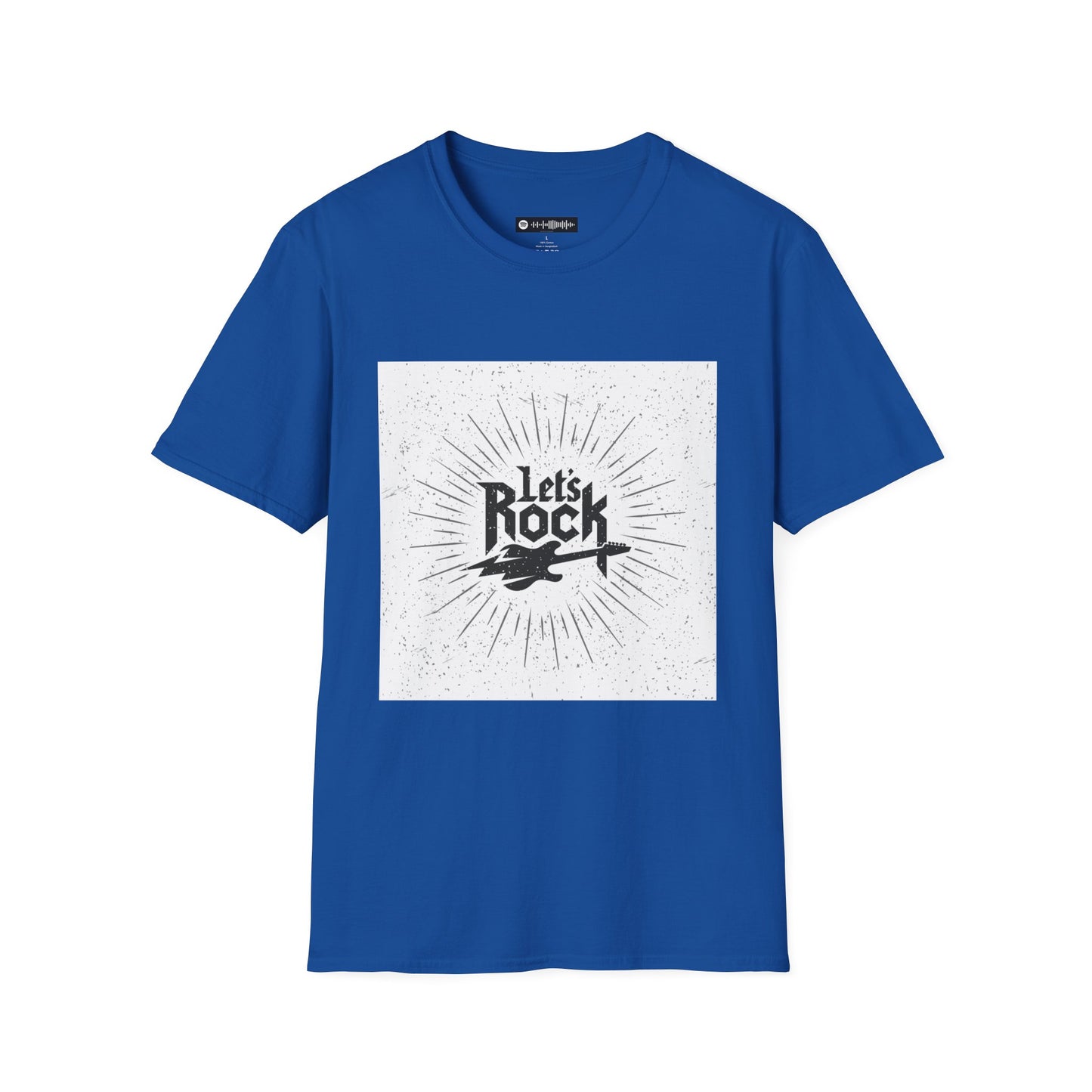 10% Off at checkout - Let's Rock T-Shirt — Vintage Guitar Graphic Tee