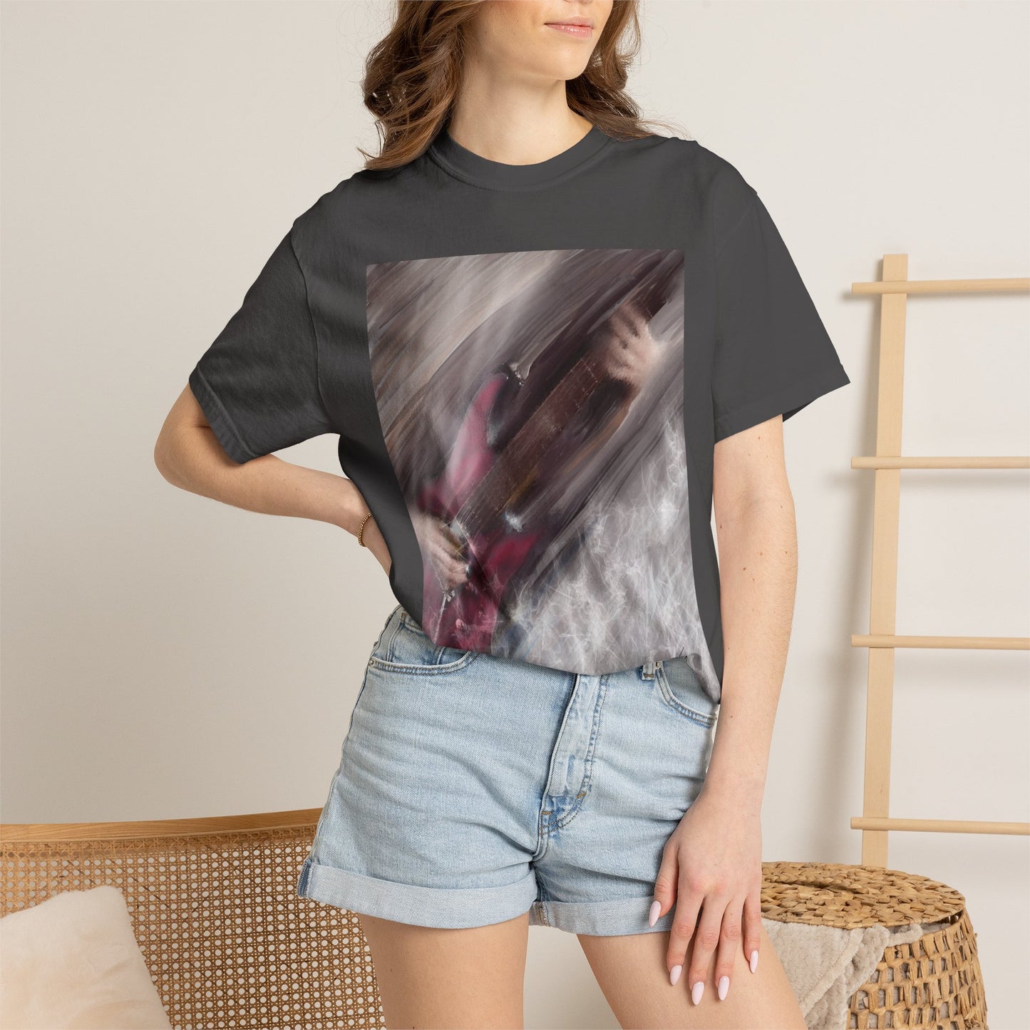 10%OFF at checkout! - Electric Motion Guitar T-Shirt, Red