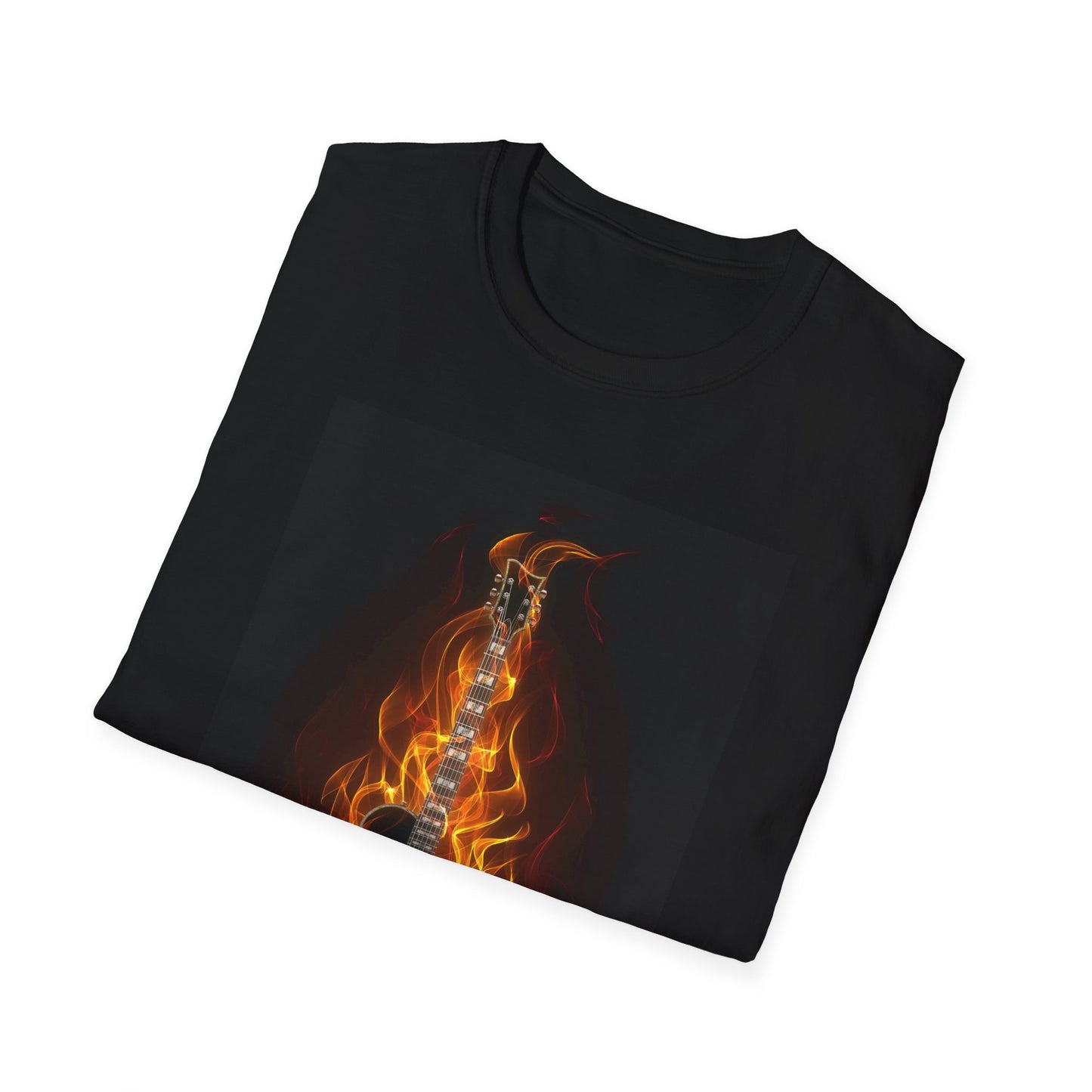 10%OFF at checkout! - Flaming Electric Guitar T-Shirt