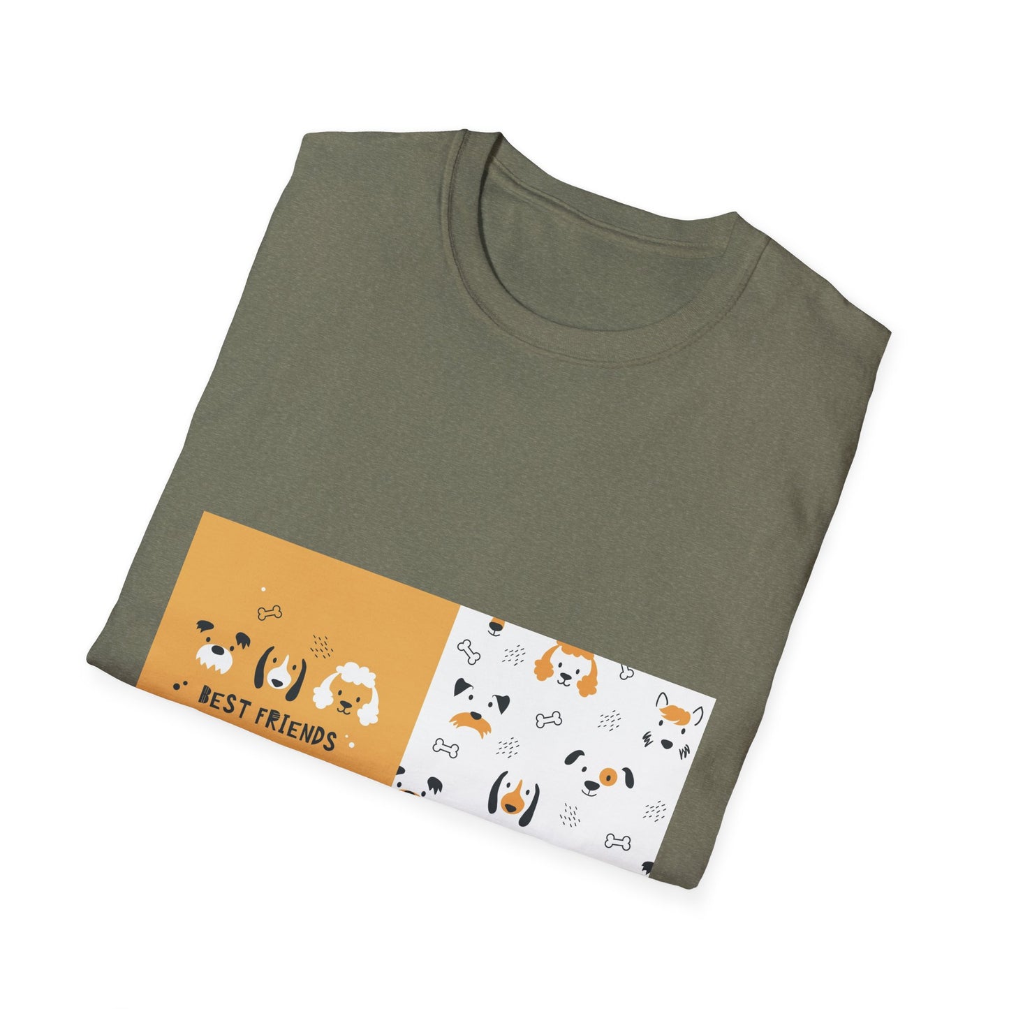 10%OFF at checkout! - Dog Best Friends T-Shirt — Cute Corgi & Puppy Pattern Tee
