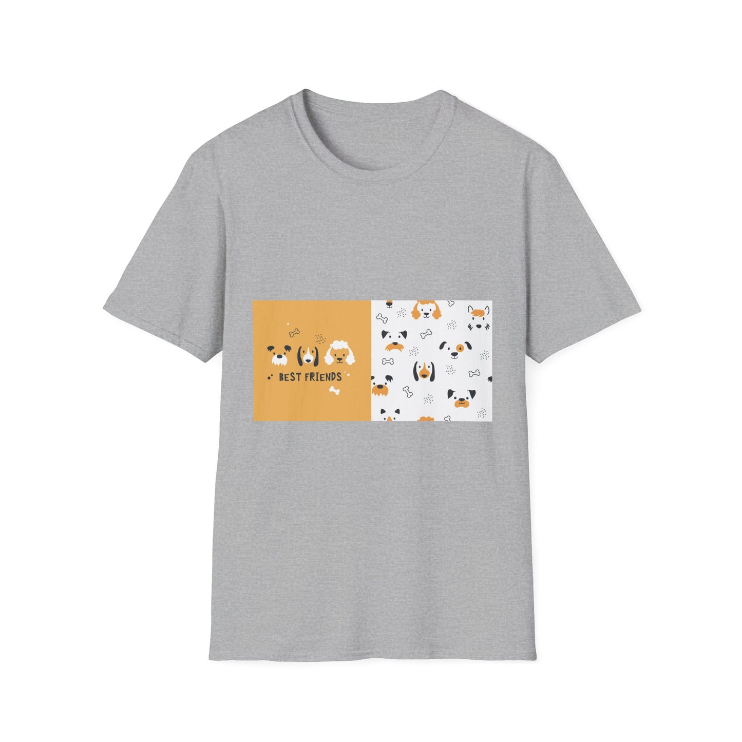 10%OFF at checkout! - Dog Best Friends T-Shirt — Cute Corgi & Puppy Pattern Tee