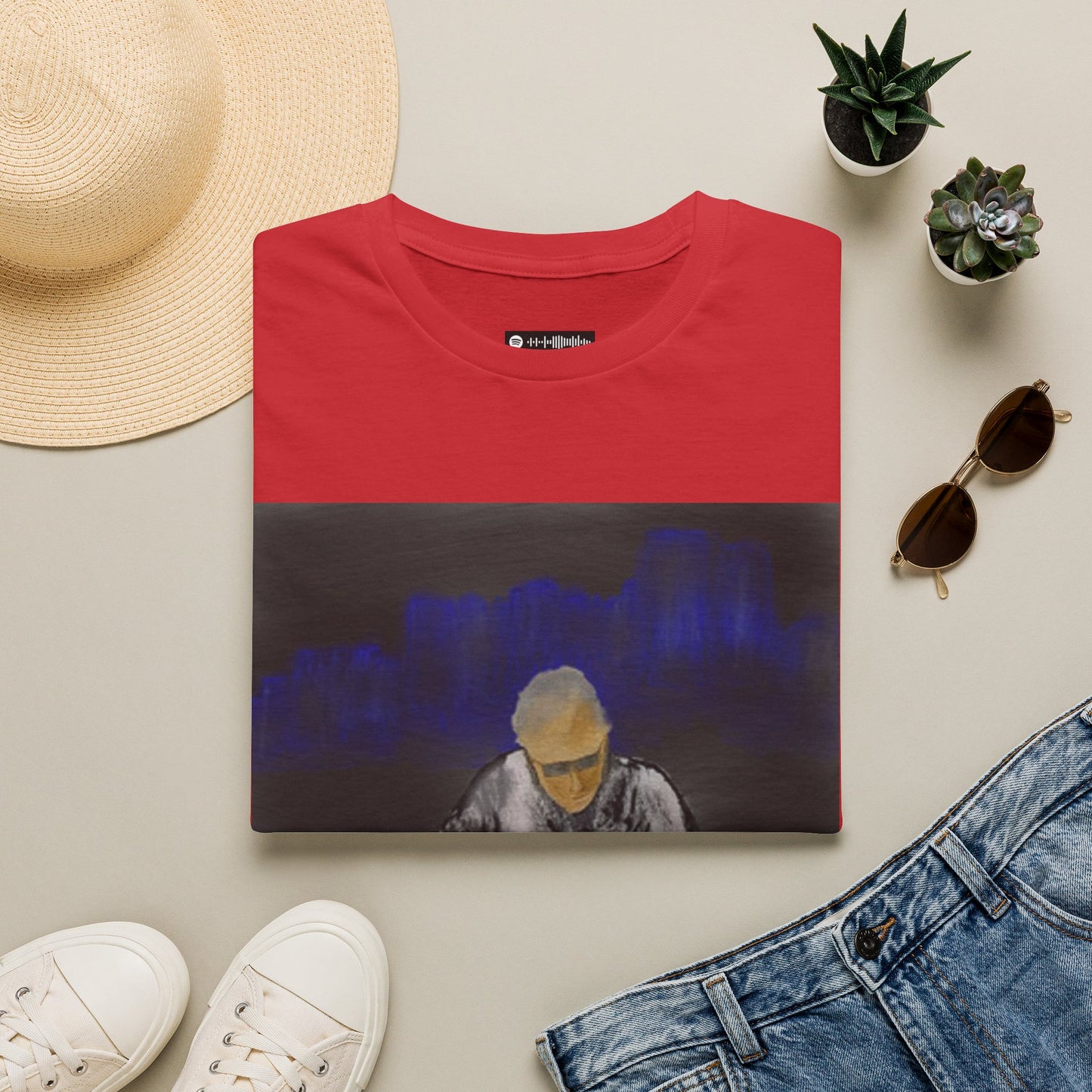 Blues City Groove, Steel Guitarist T-Shirt — Moody Nightclub Electronic Music Tee