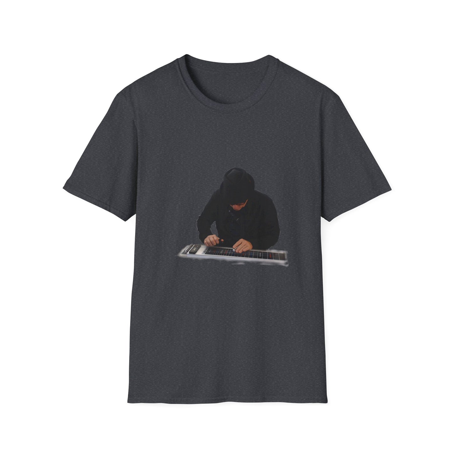 10%OFF at checkout! - Steel Guitar Silhouette T-Shirt — Musician Playing Steel Guitar Tee