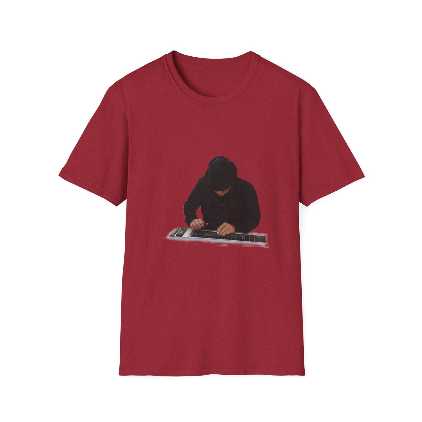 10%OFF at checkout! - Steel Guitar Silhouette T-Shirt — Musician Playing Steel Guitar Tee