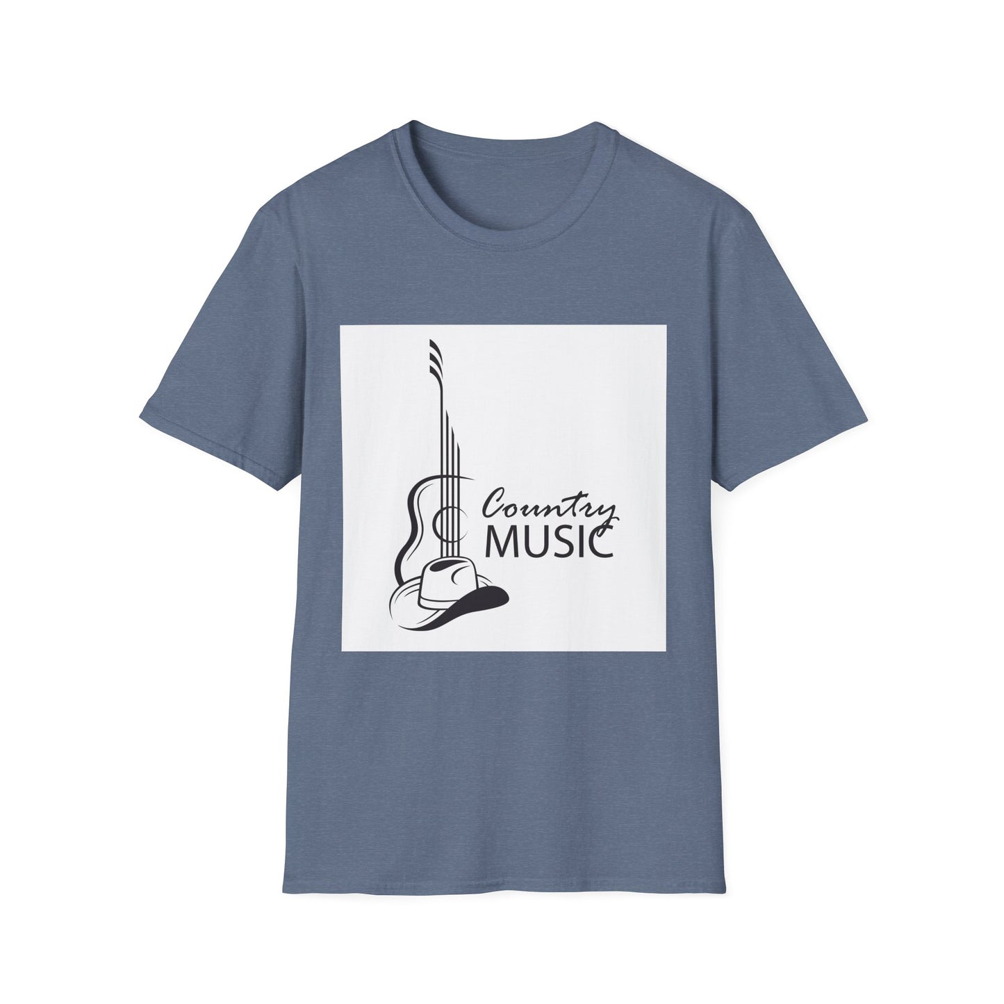 10%OFF at checkout! - Country Music Guitar Tee — Acoustic Guitar & Cowboy Hat Graphic Shirt