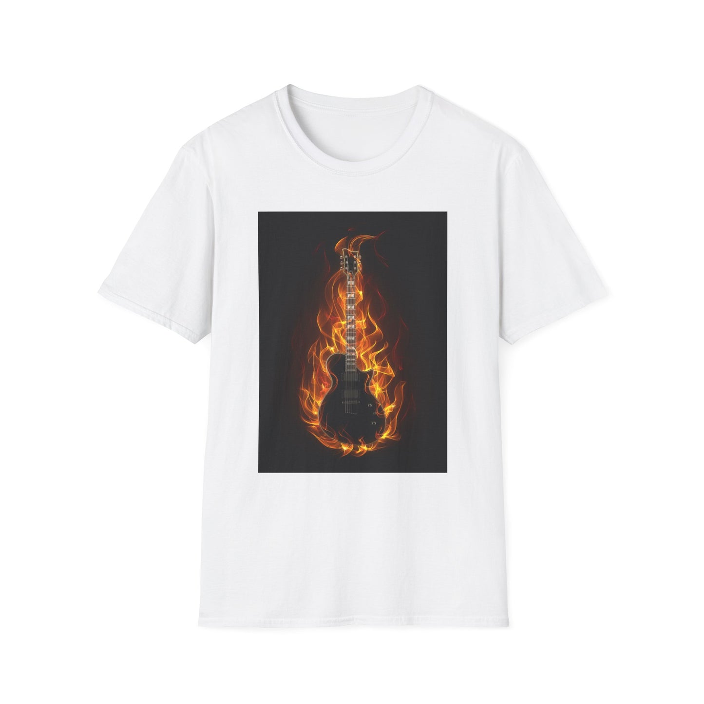 10%OFF at checkout! - Flaming Electric Guitar T-Shirt