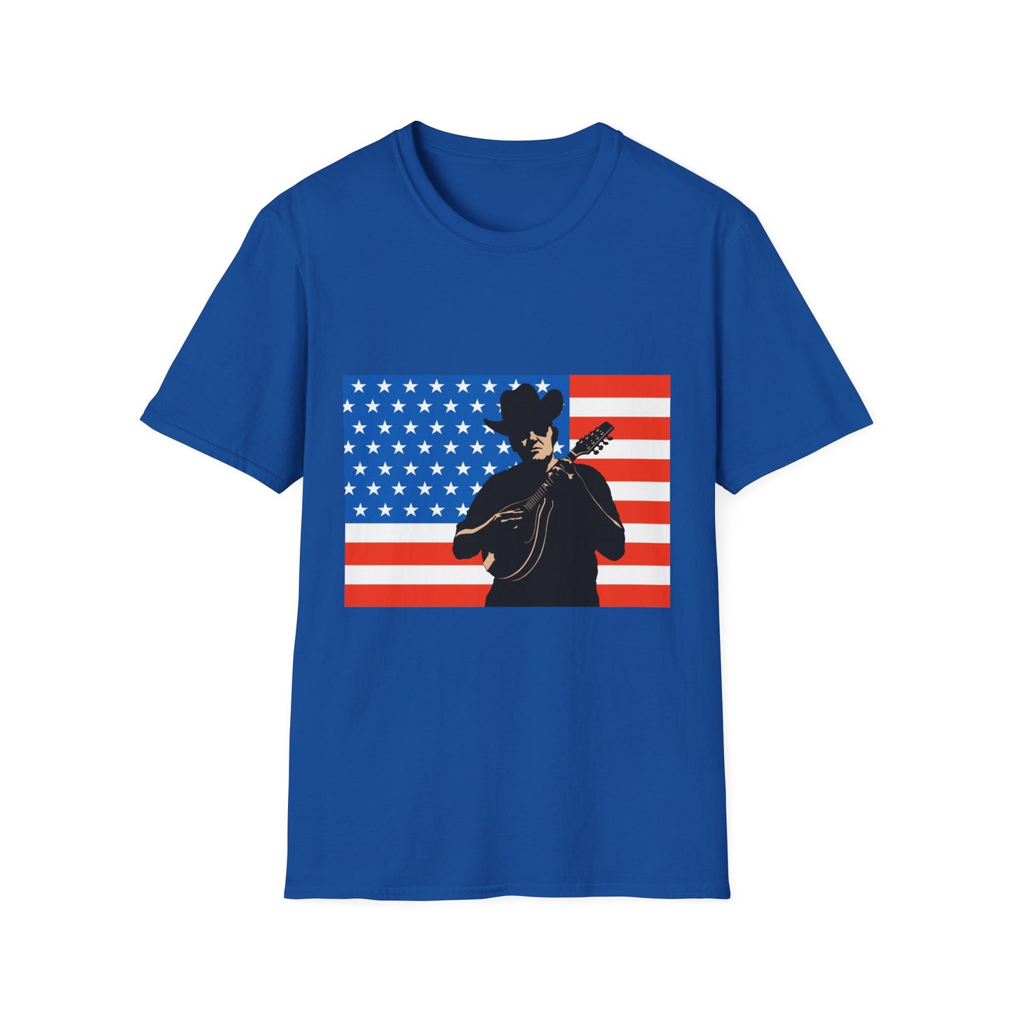 10%OFF at checkout! - Patriotic Cowboy Guitarist T-Shirt
