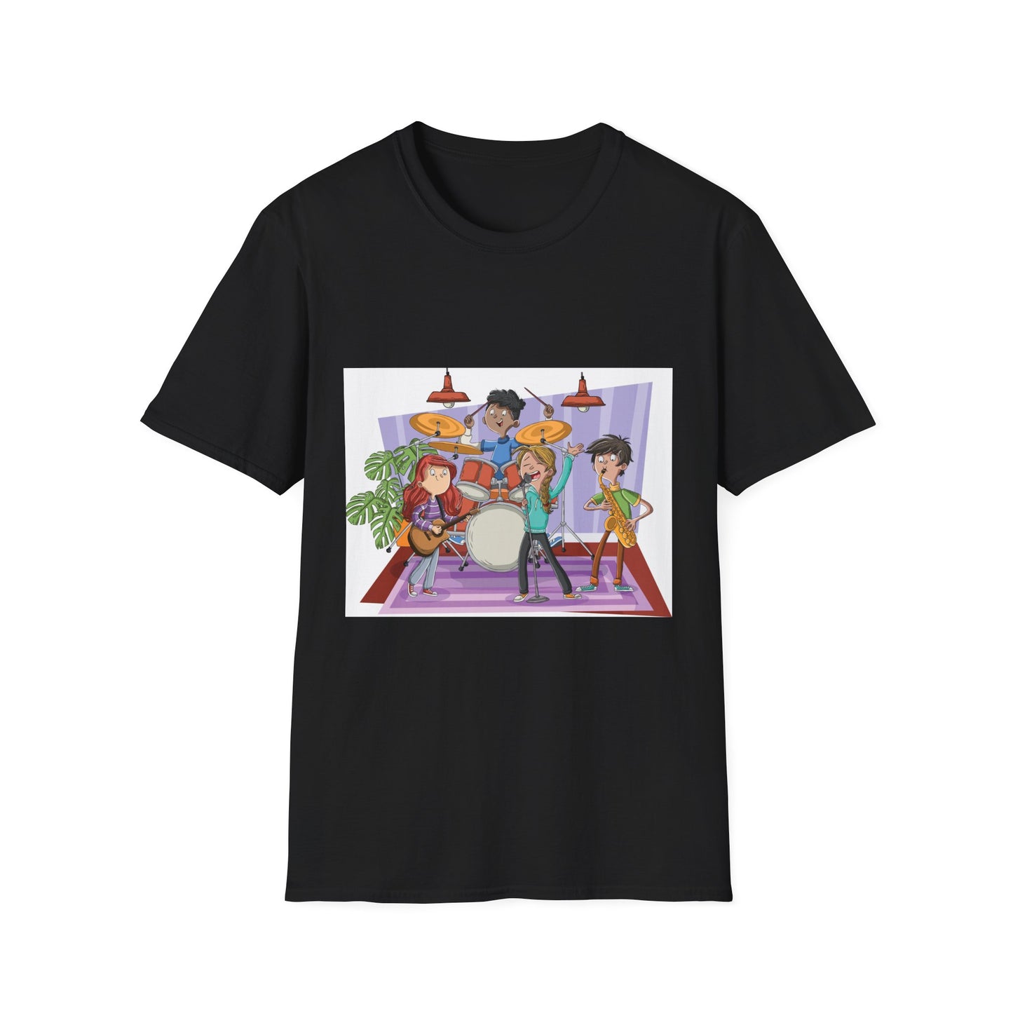 10%OFF at checkout! - Indie Band Cartoon T-Shirt – Cute Live Music Graphic Tee