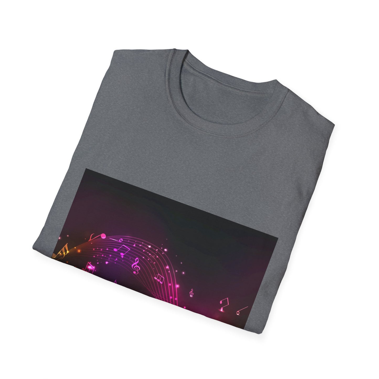 10%OFF at checkout! - Galaxy Wave T‑Shirt — Neon Pink Cosmic Landscape Tee