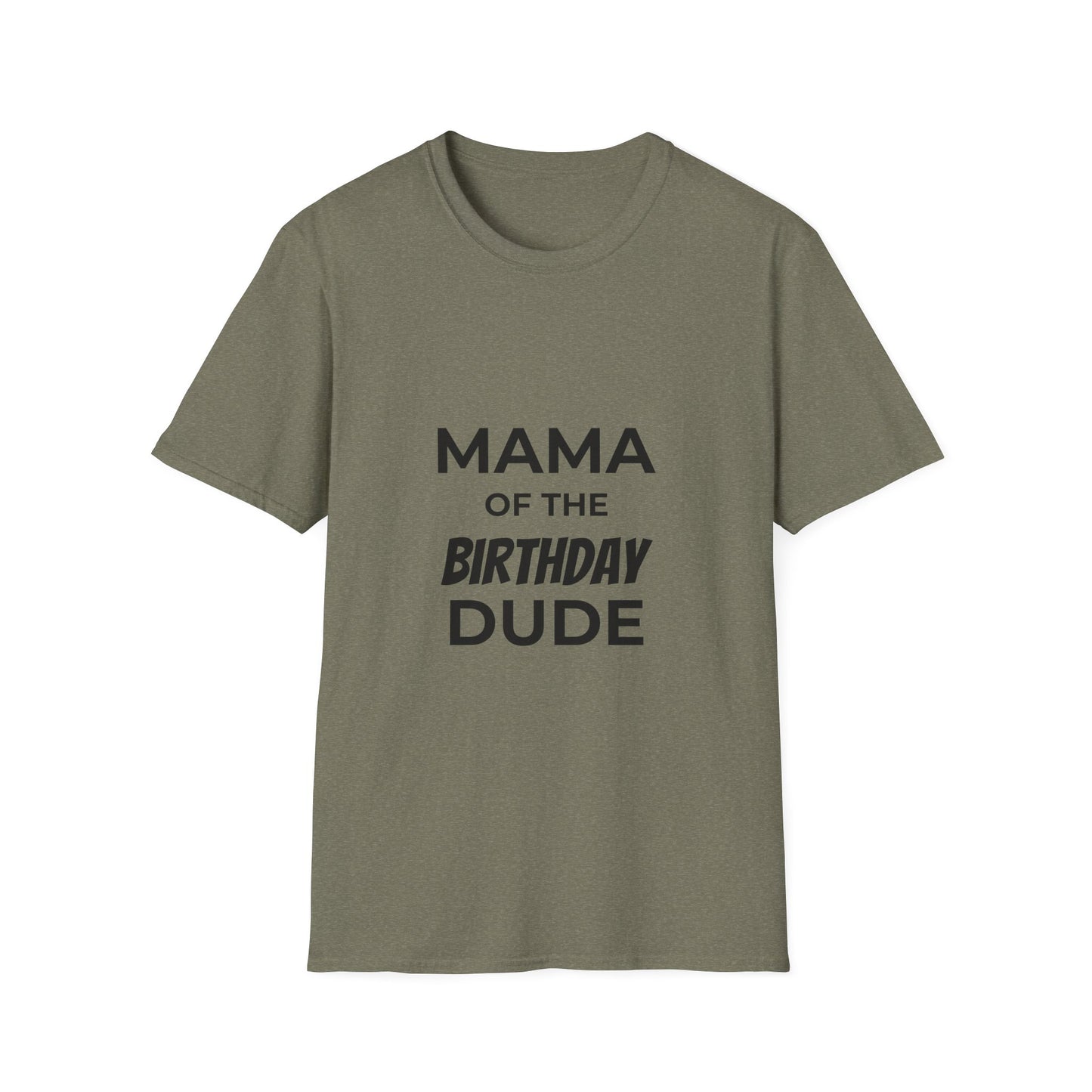 10%OFF at checkout! - Mama of the Birthday Dude T-Shirt — Mom Birthday Party Tee