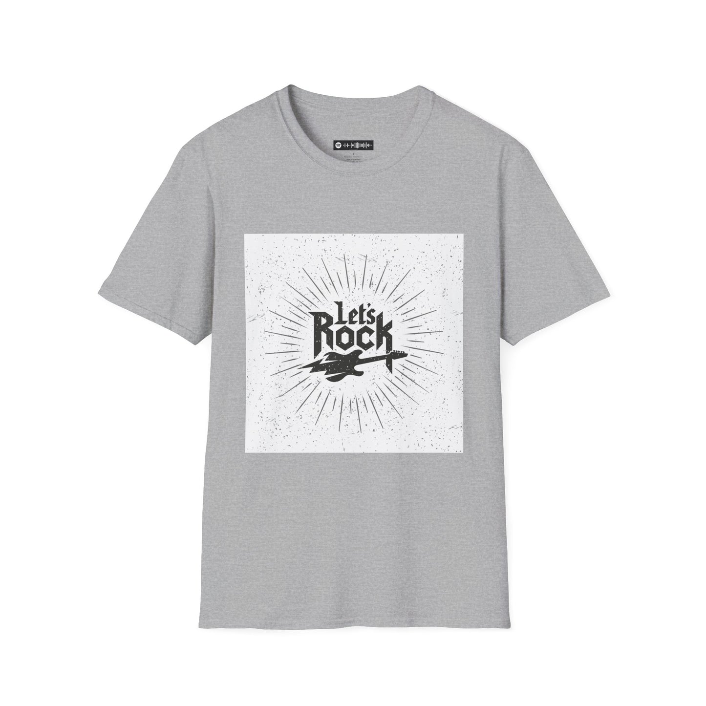 10% Off at checkout - Let's Rock T-Shirt — Vintage Guitar Graphic Tee