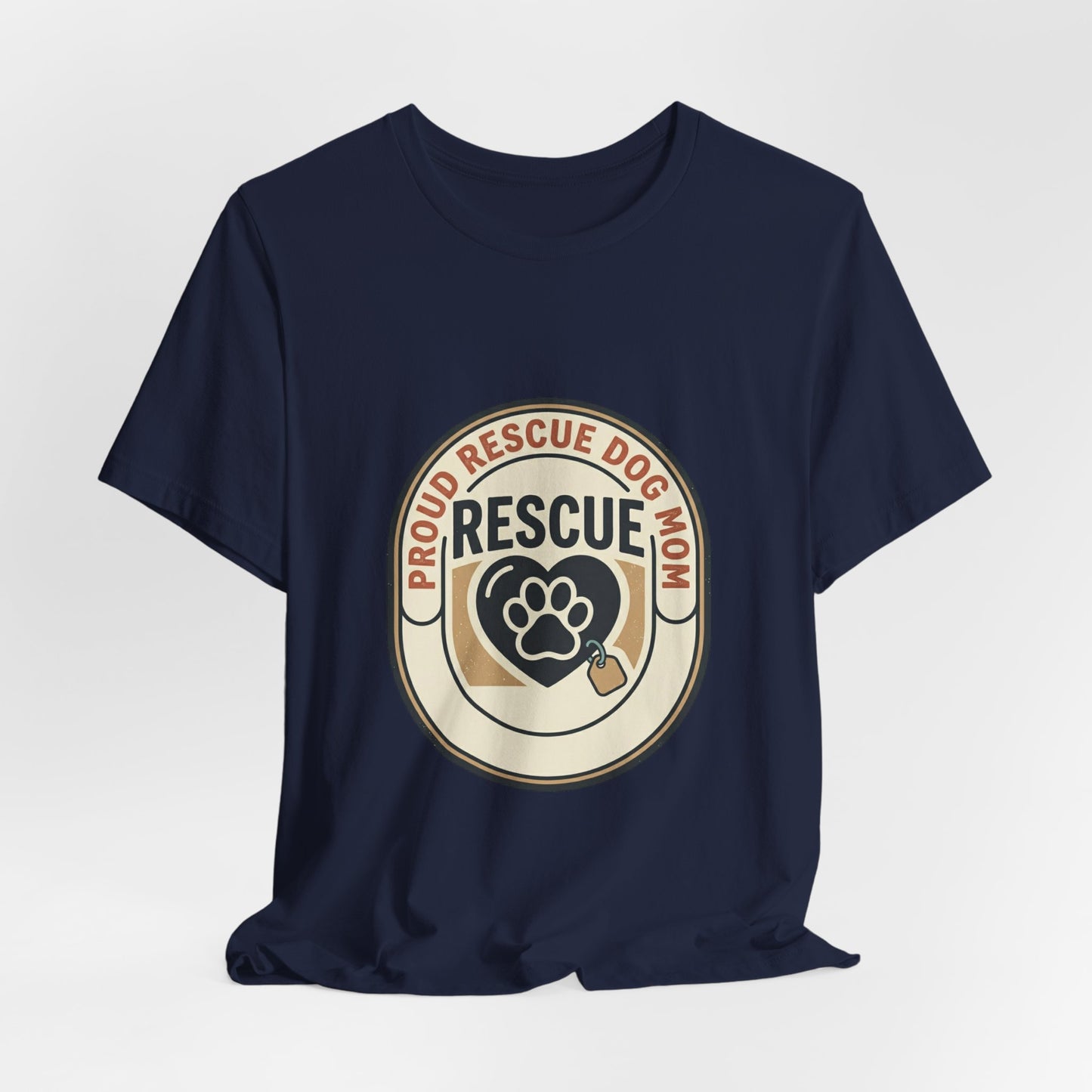 10%OFF at checkout! - Rescue Dog Mom Tee | Rescue Pride, Fur Baby Shirt