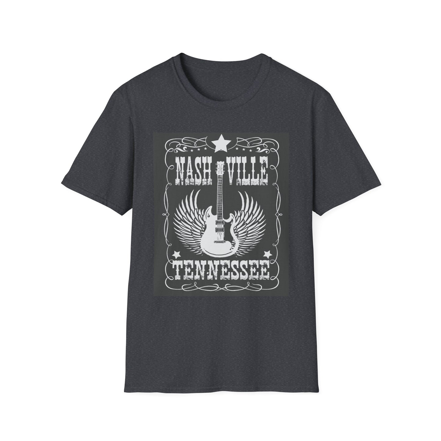 10%OFF at checkout! - Nashville Tennessee Guitar Wings T-Shirt