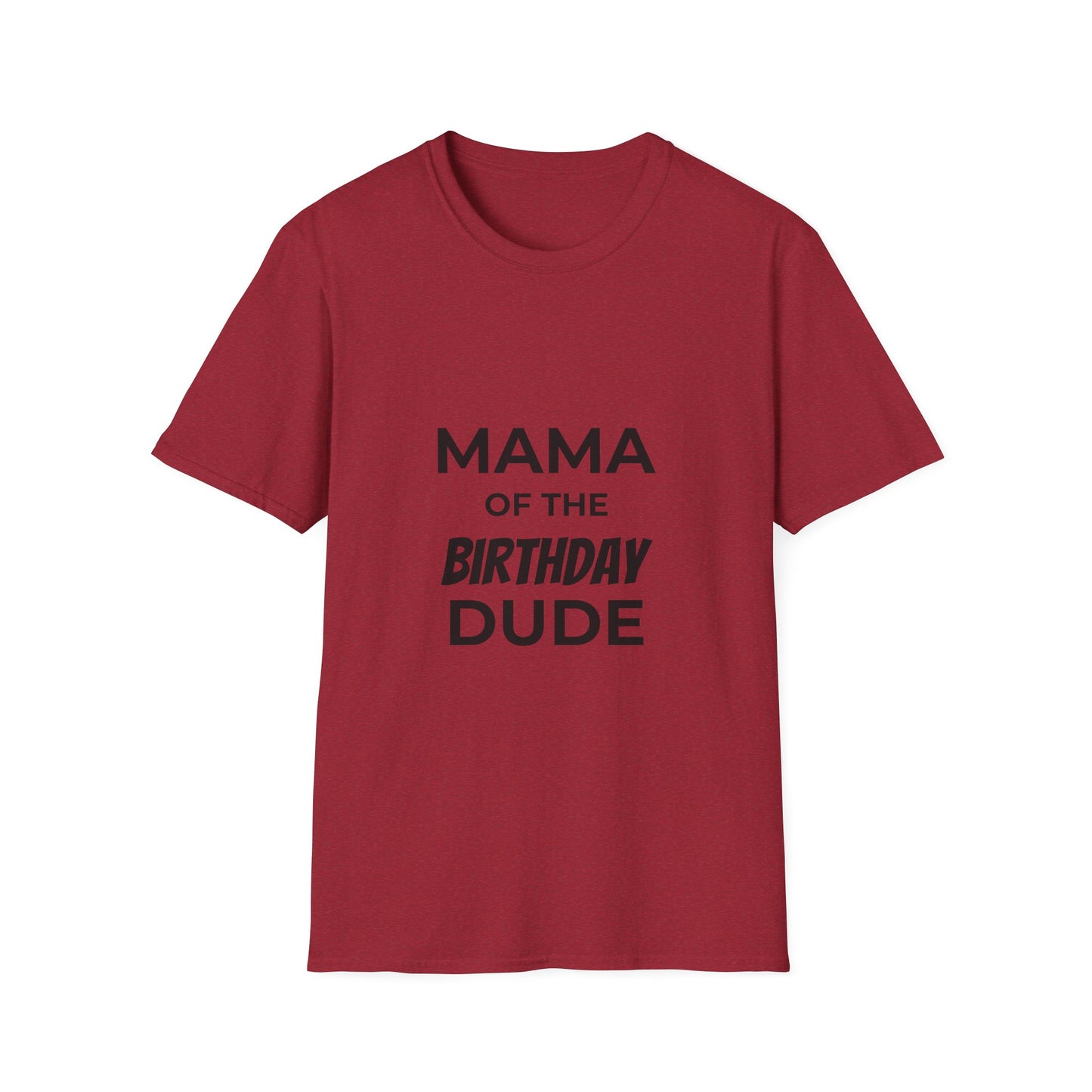 10%OFF at checkout! - Mama of the Birthday Dude T-Shirt — Mom Birthday Party Tee