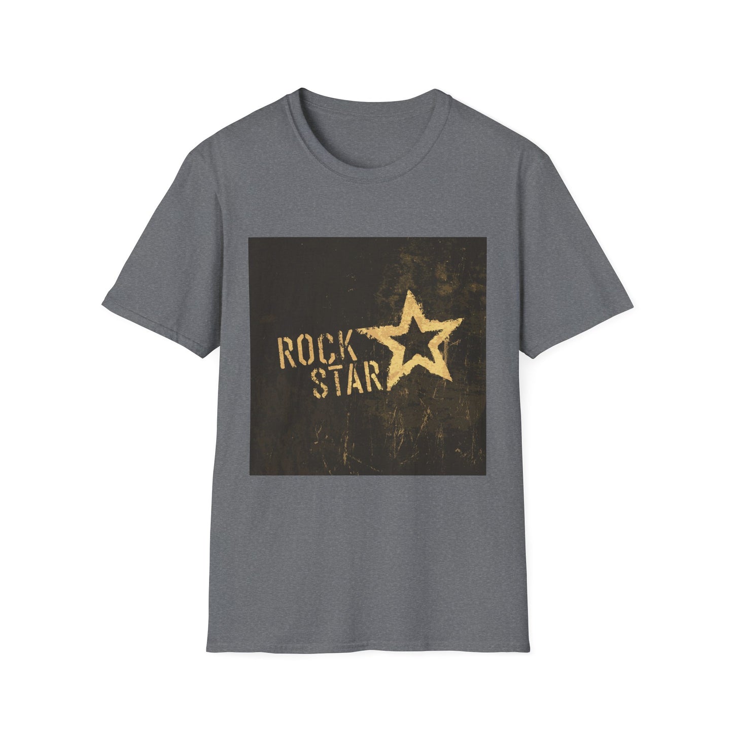 10%OFF at checkout! - Rock Star T-Shirt — Vintage Grunge Star Graphic Tee