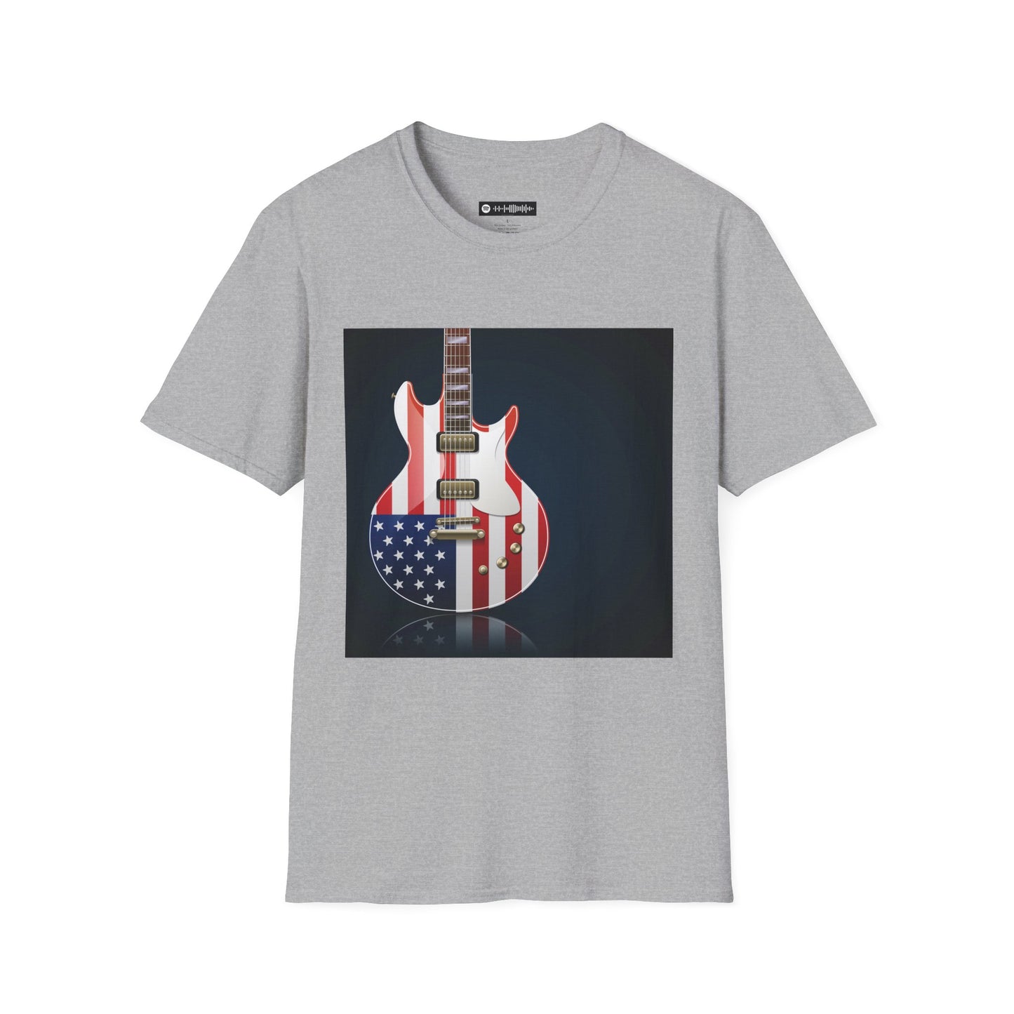 10% Off at checkout - American Flag Electric Guitar T-Shirt — Patriotic Rock Tee