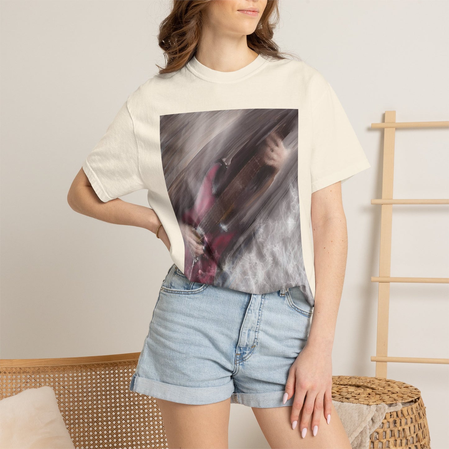 10%OFF at checkout! - Electric Motion Guitar T-Shirt, Red