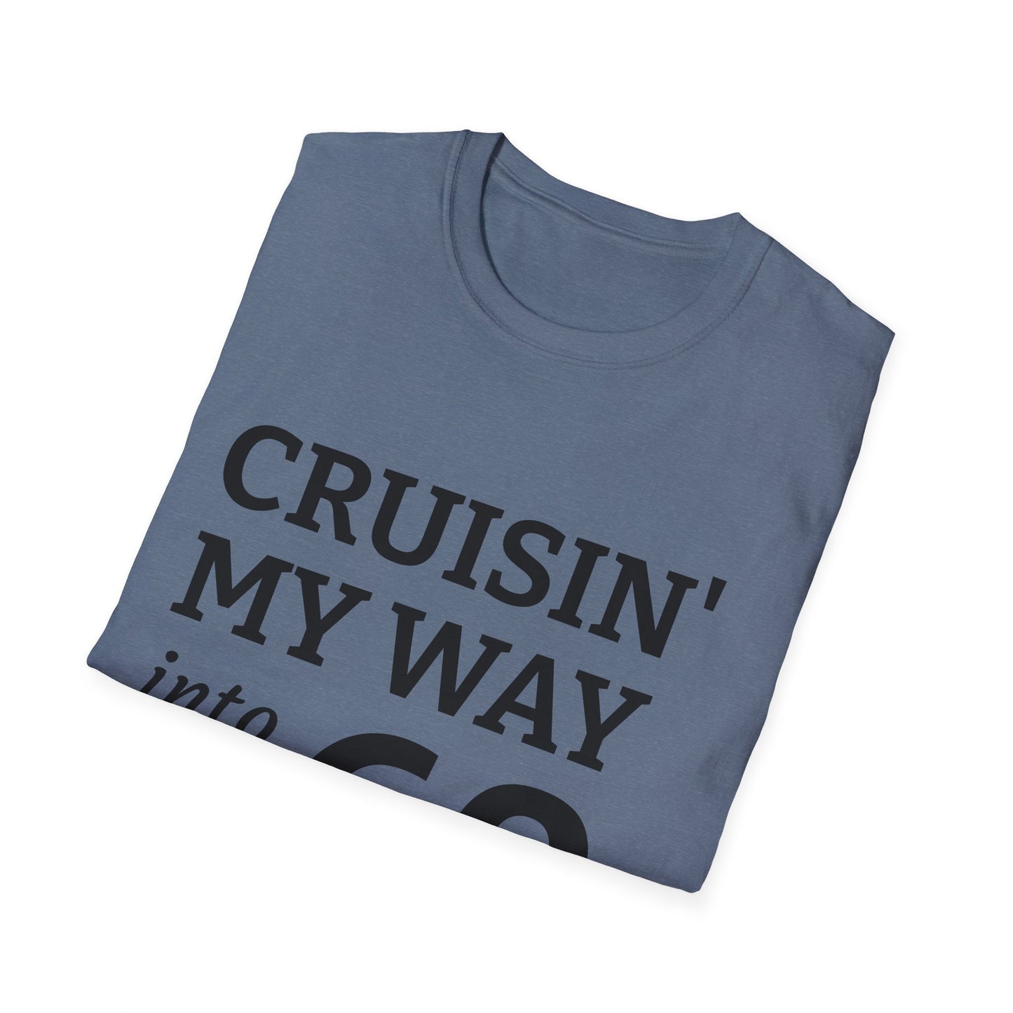 Cruisin' My Way into 60 T-Shirt - 60th Birthday Celebration Tee