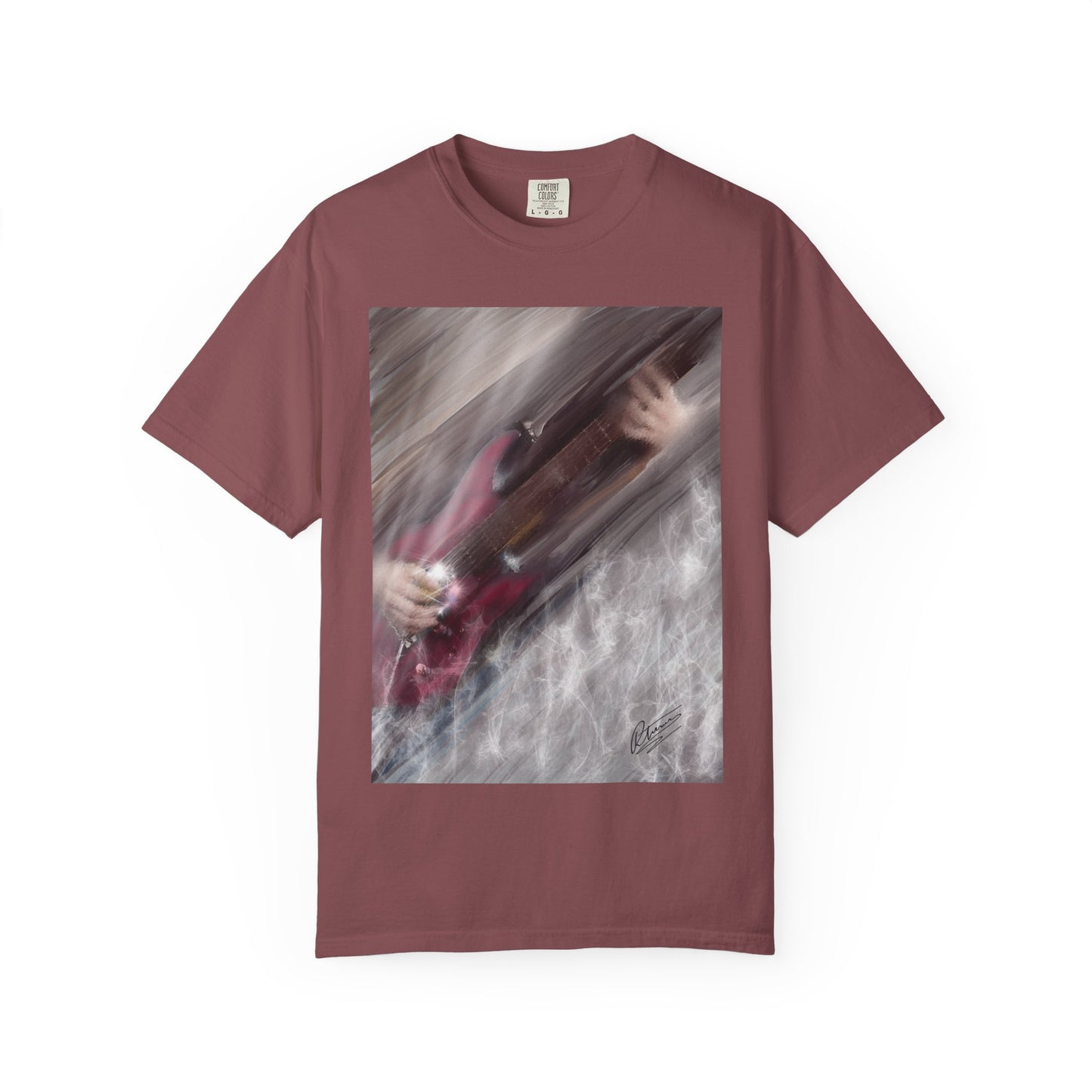 10%OFF at checkout! - Electric Motion Guitar T-Shirt, Red