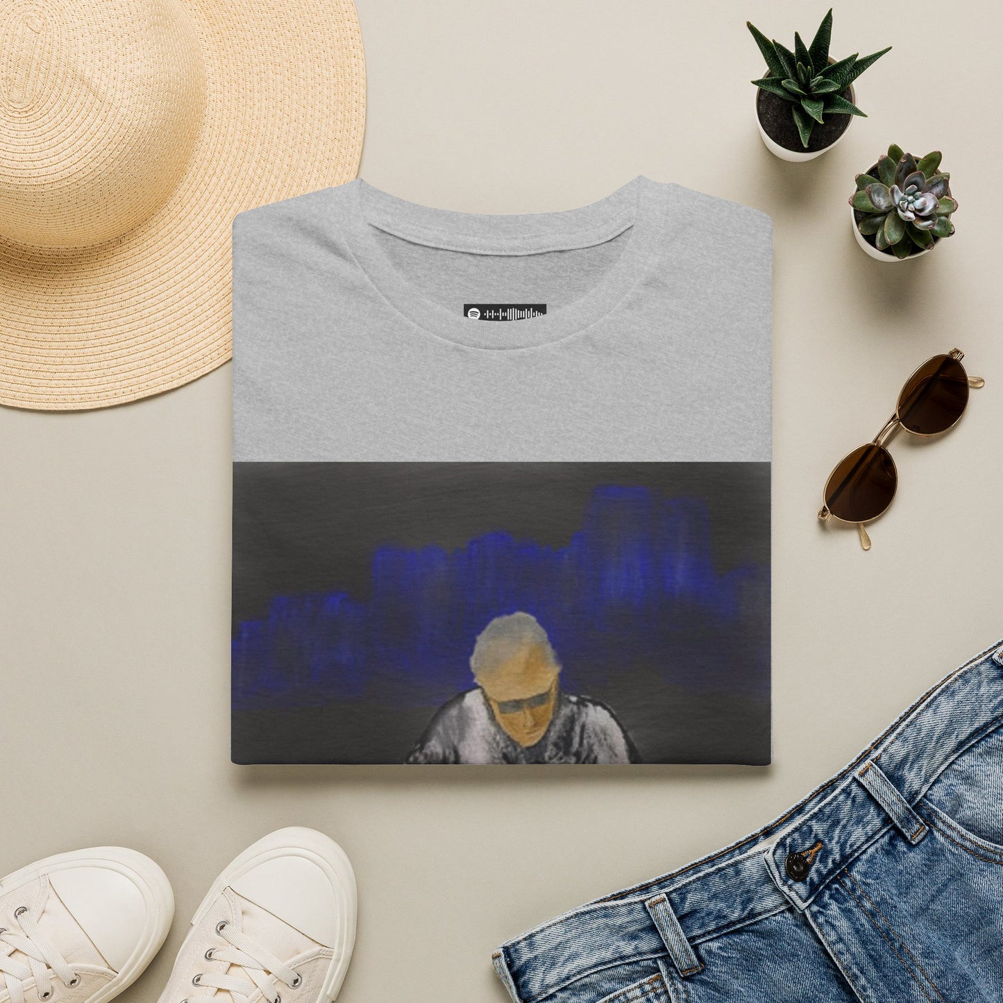 Blues City Groove, Steel Guitarist T-Shirt — Moody Nightclub Electronic Music Tee