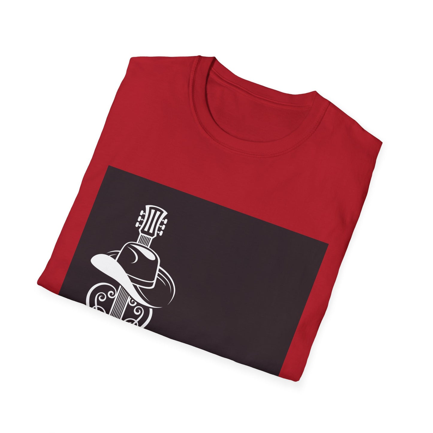 10%OFF at checkout! - Country Music Guitar Tee — "Country Music" Graphic T-Shirt with Cowboy Hat Design