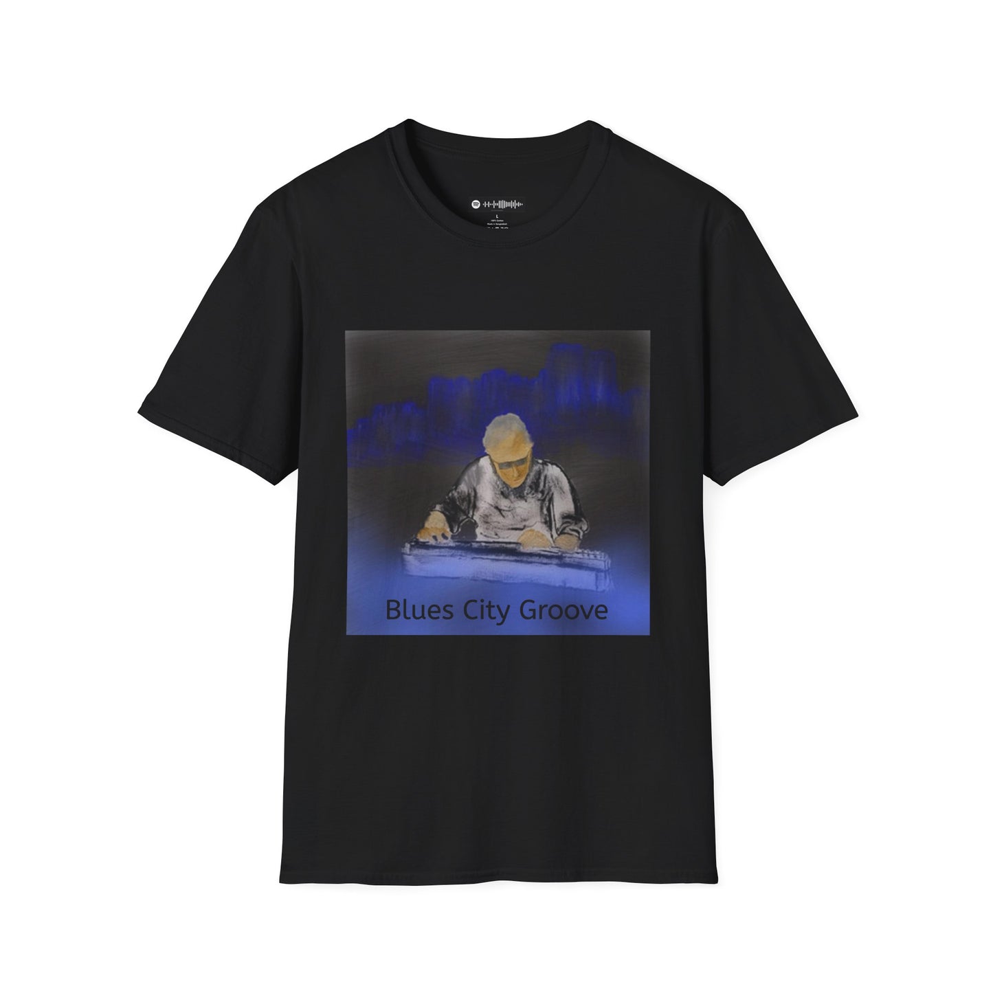 10% Off at checkout - Blues City Groove, Steel Guitarist T-Shirt — Moody Nightclub Electronic Music Tee