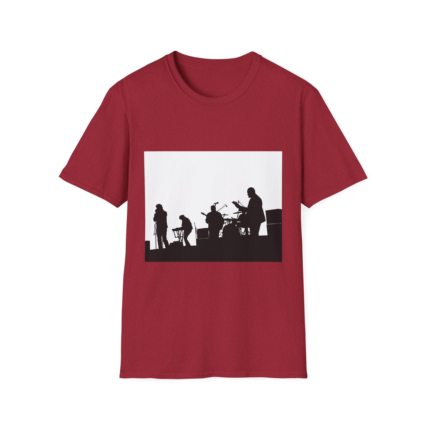 Band Silhouette T-Shirt — Live Music Stage Graphic Tee