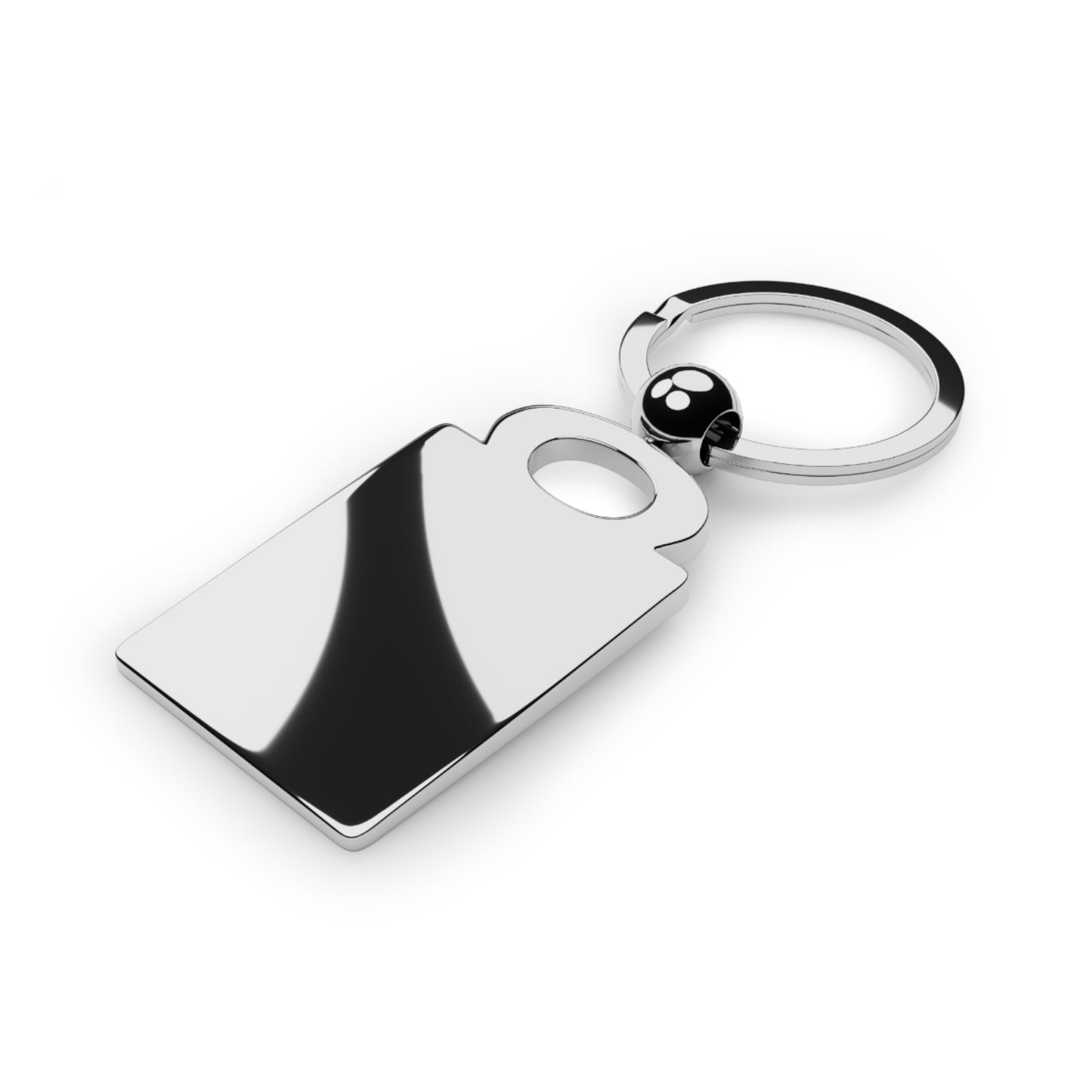 American Flag Electric Guitar Rectangle Keyring