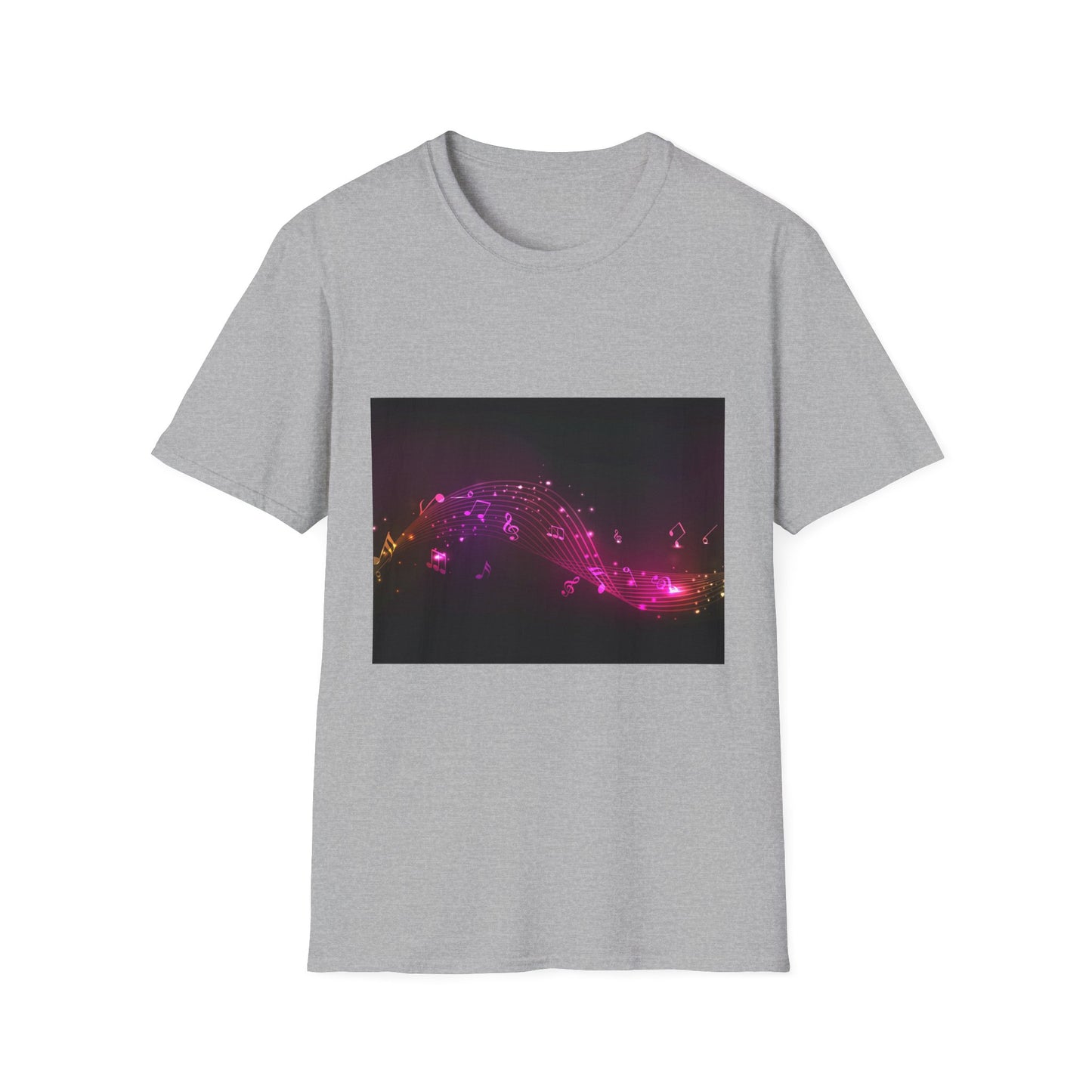 10%OFF at checkout! - Galaxy Wave T‑Shirt — Neon Pink Cosmic Landscape Tee