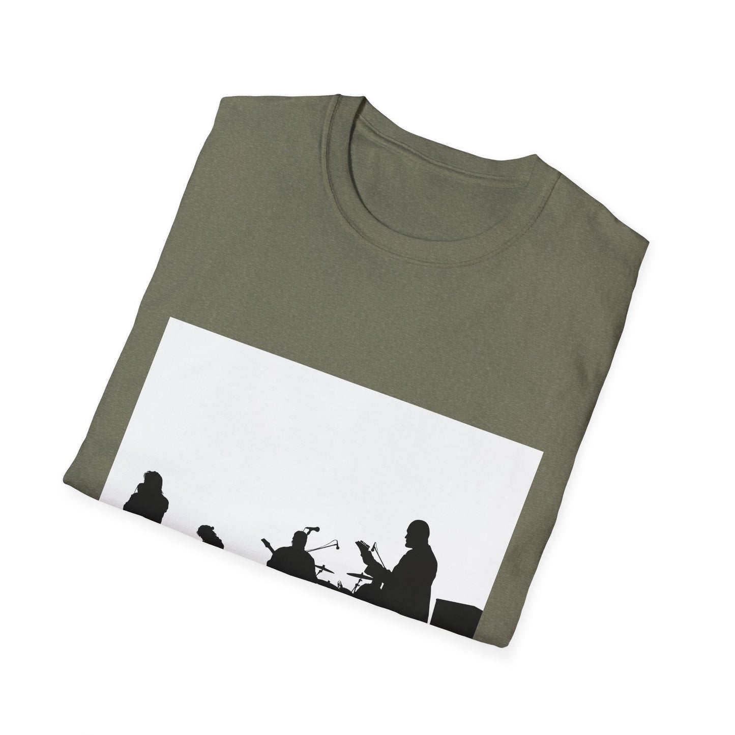 Band Silhouette T-Shirt — Live Music Stage Graphic Tee