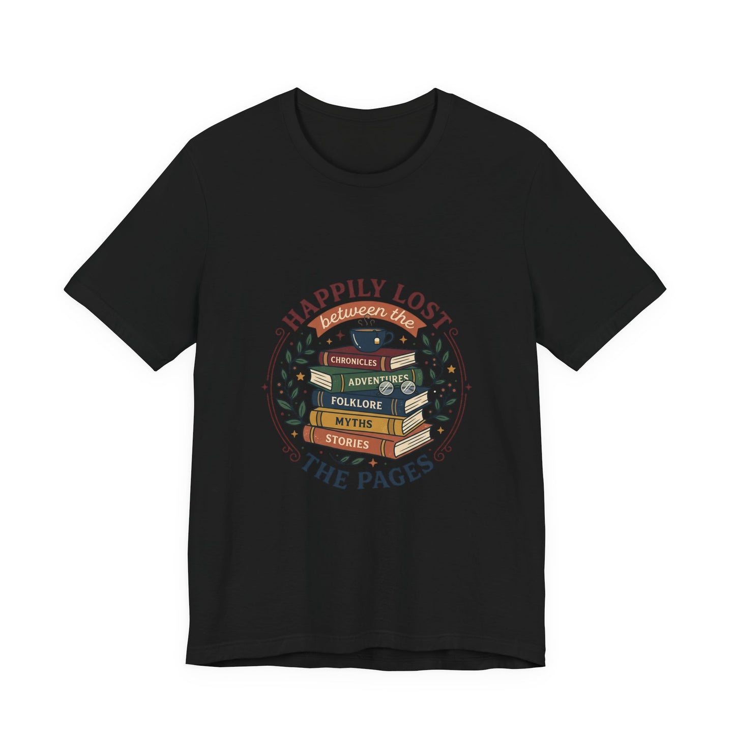 Happily Lost the Pages T-Shirt | Book Lover, Reading Shirt