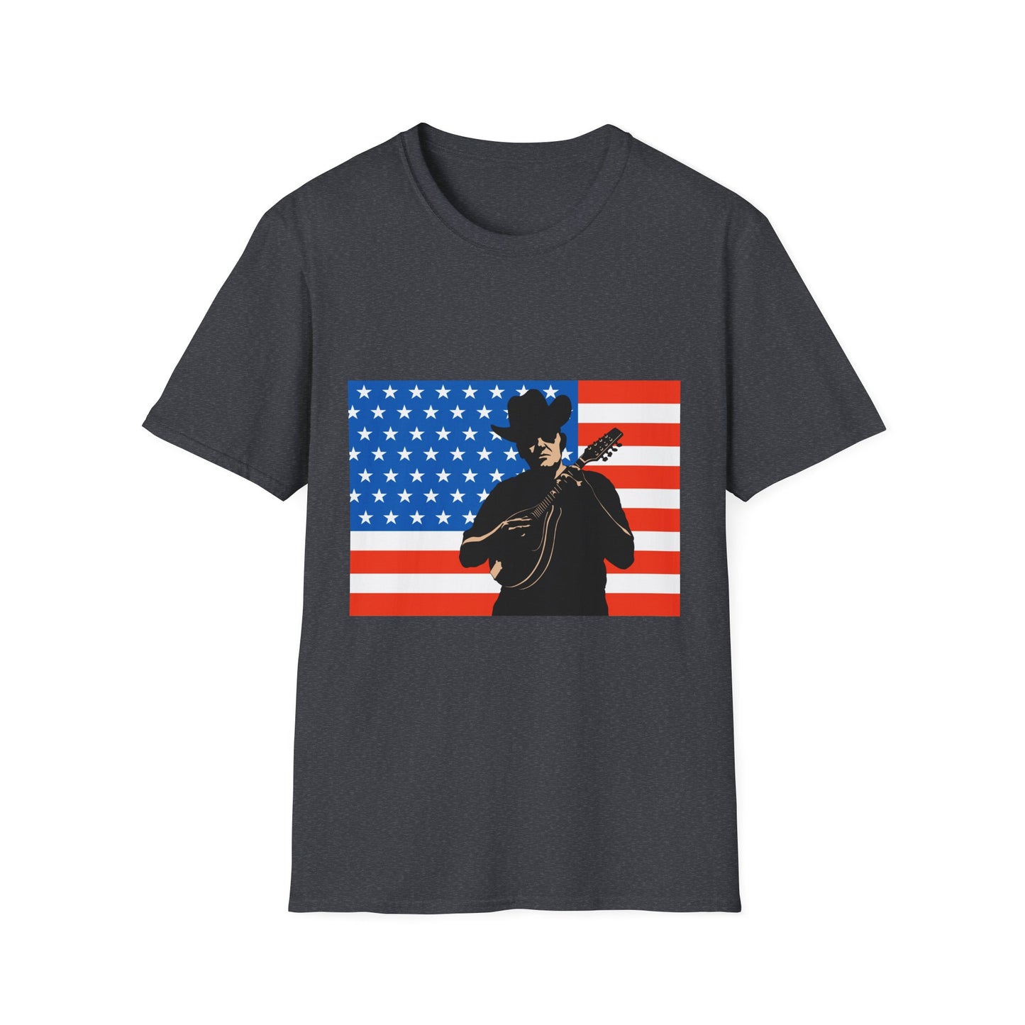 10%OFF at checkout! - Patriotic Cowboy Guitarist T-Shirt