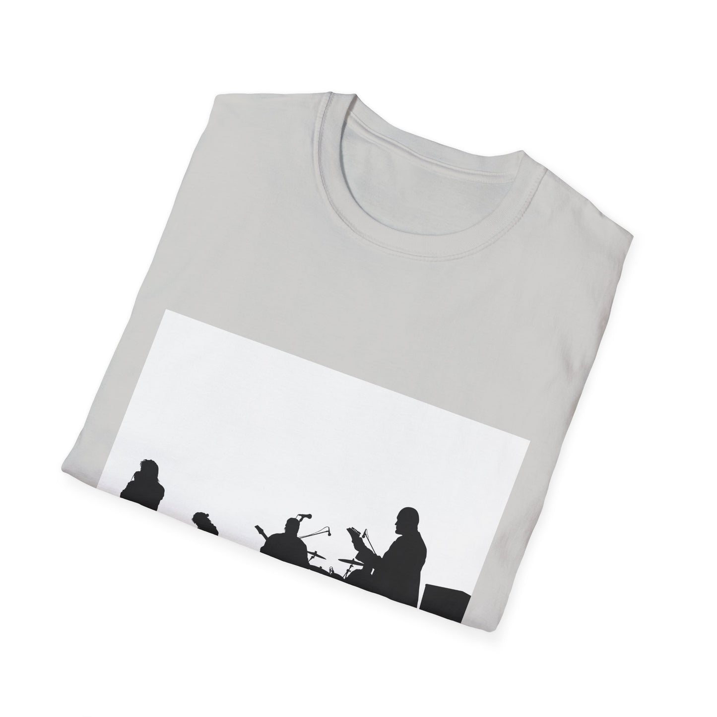 Band Silhouette T-Shirt — Live Music Stage Graphic Tee